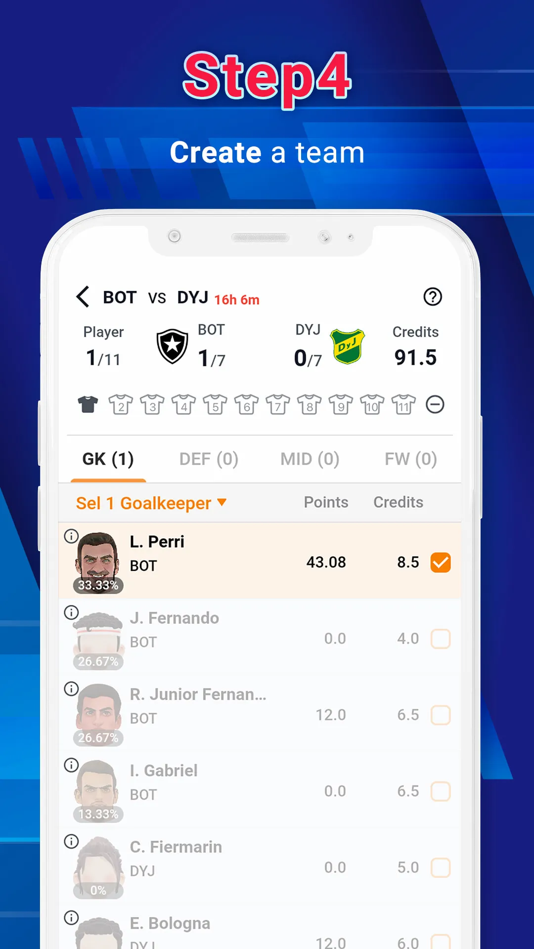 Legend Fantasy- Fantasy sports | Indus Appstore | Screenshot