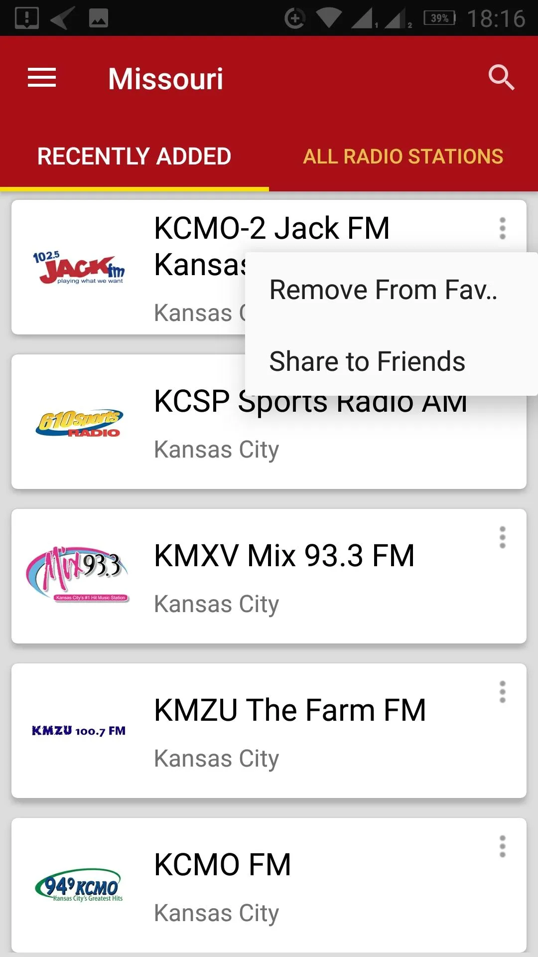 Missouri Radio Stations - USA | Indus Appstore | Screenshot