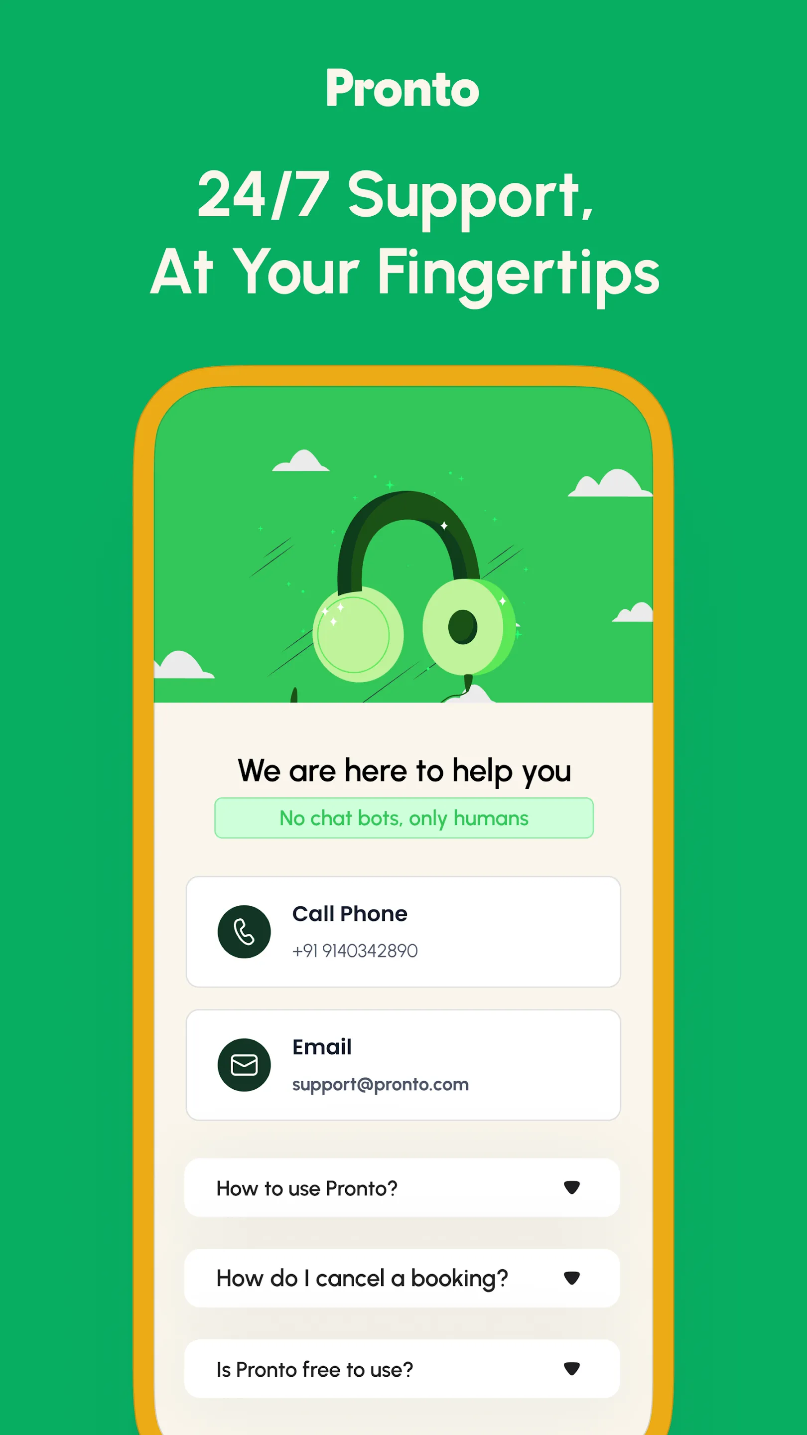 Pronto | Indus Appstore | Screenshot