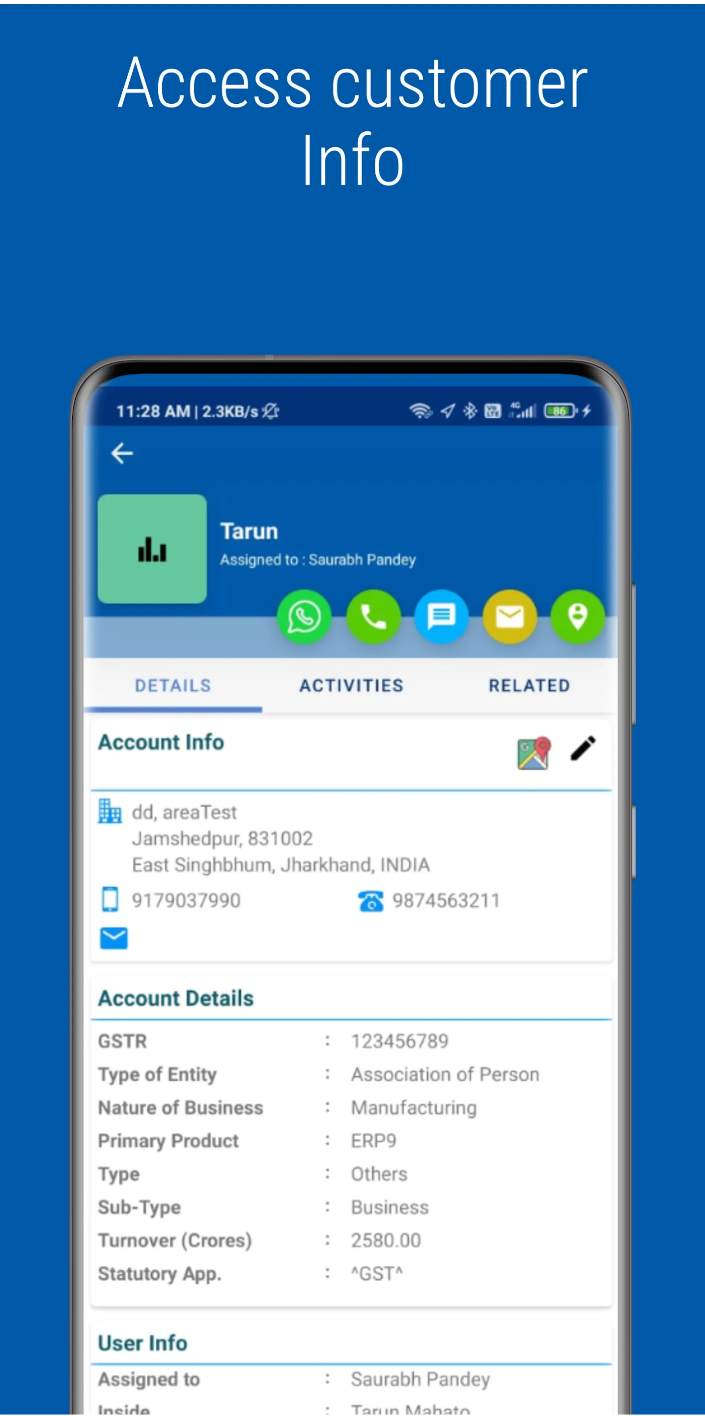 Sparsh.CRM | Indus Appstore | Screenshot