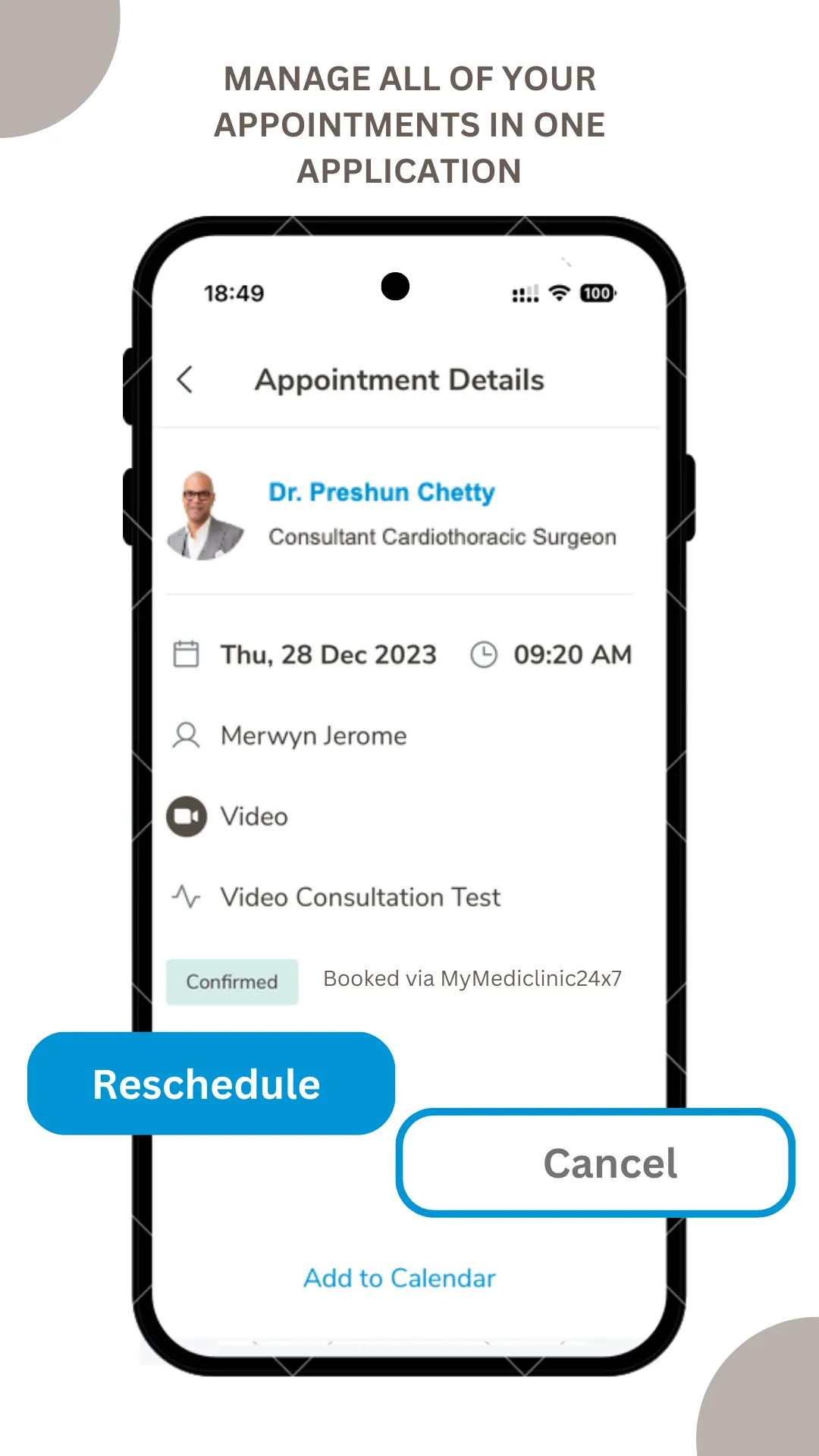 MyMediclinic 24x7 | Indus Appstore | Screenshot