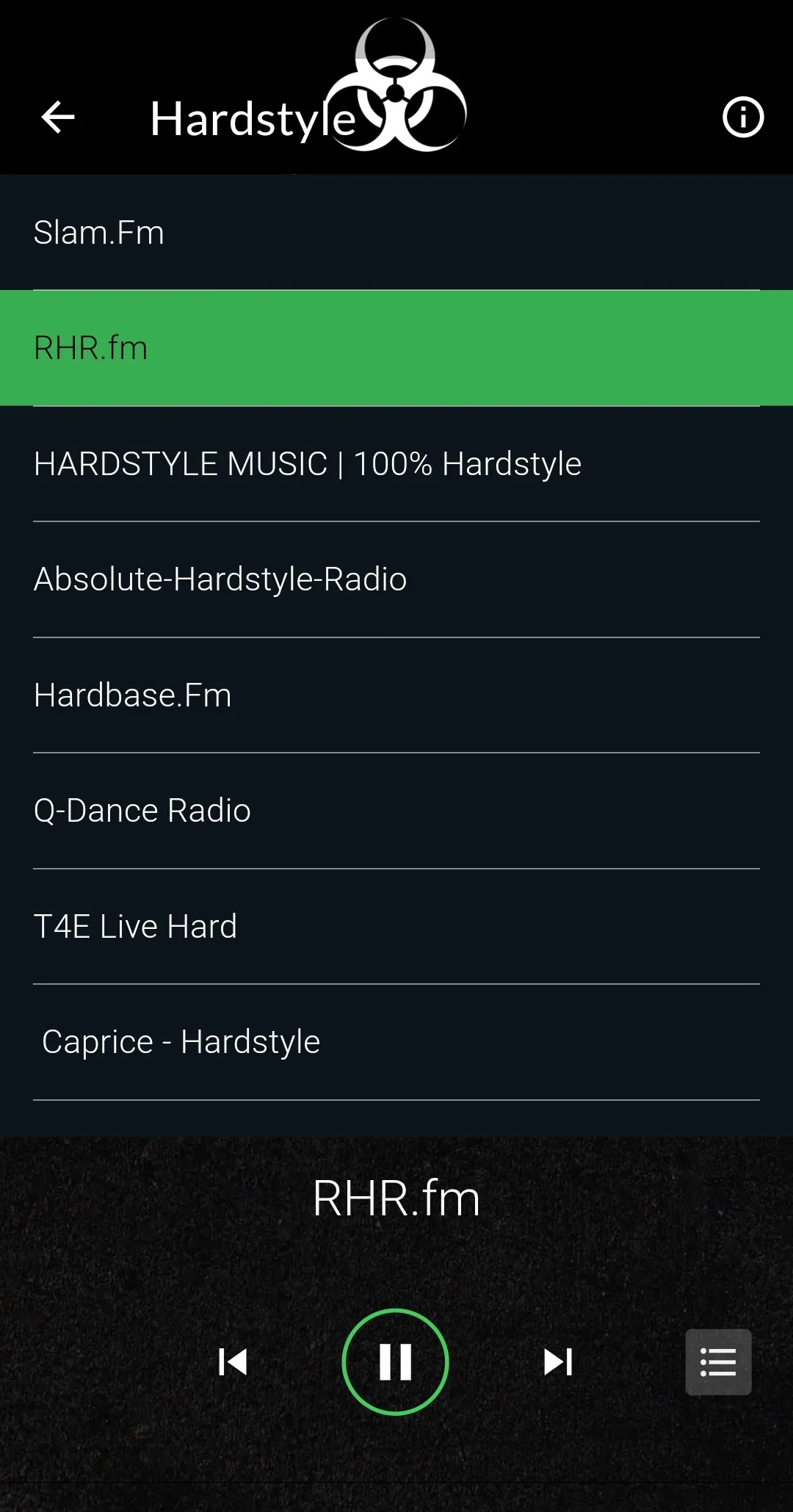 Harder Radios | Indus Appstore | Screenshot