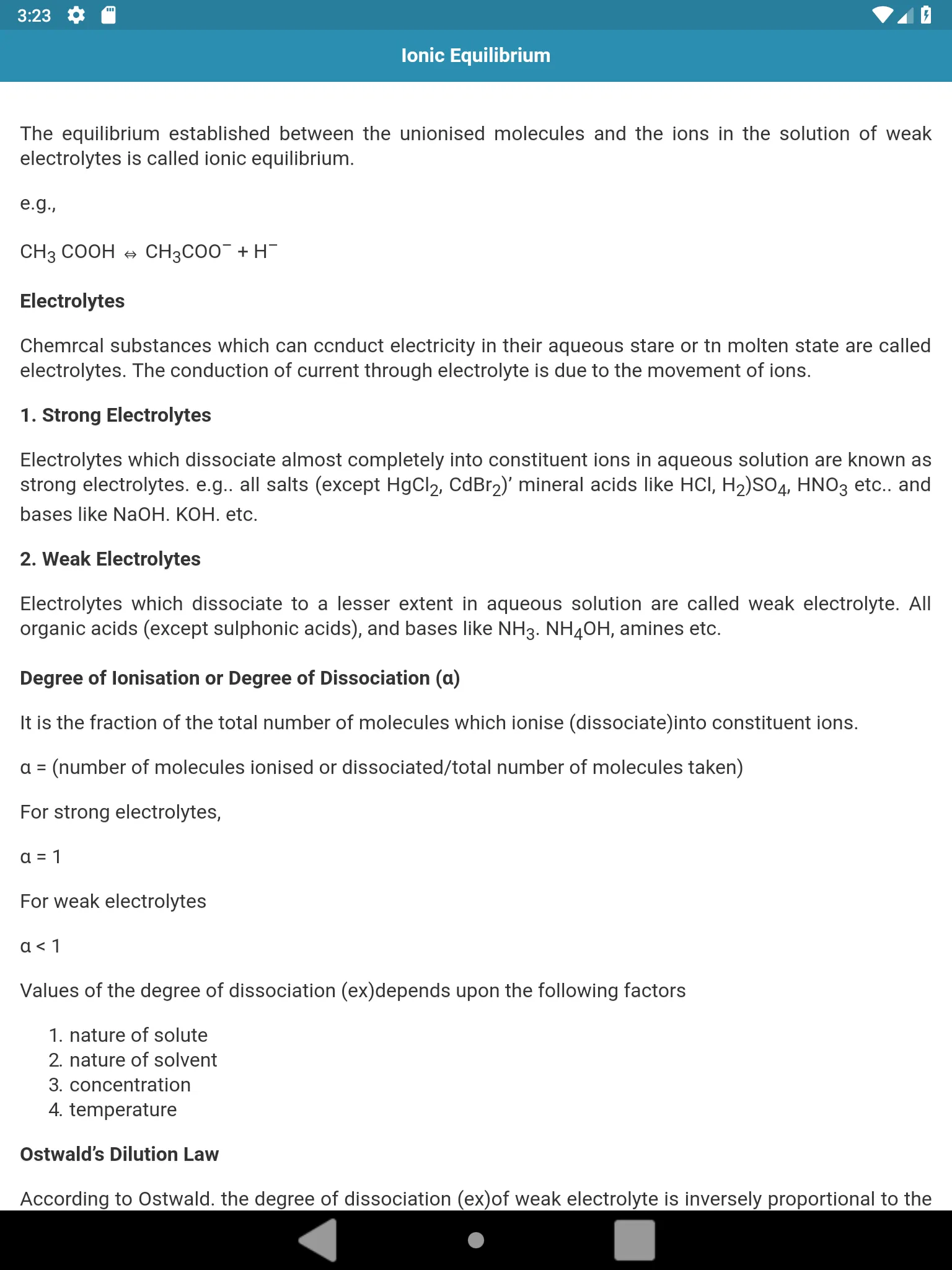 Chemistry Notes | Indus Appstore | Screenshot