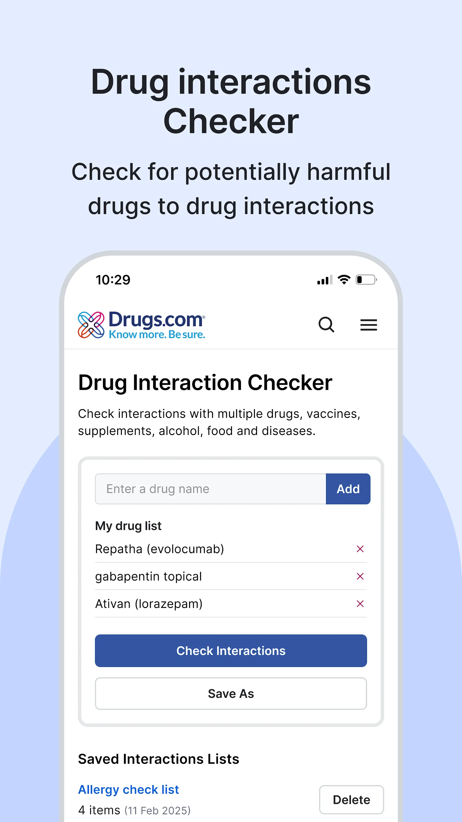 Drugs.com Medication Guide | Indus Appstore | Screenshot