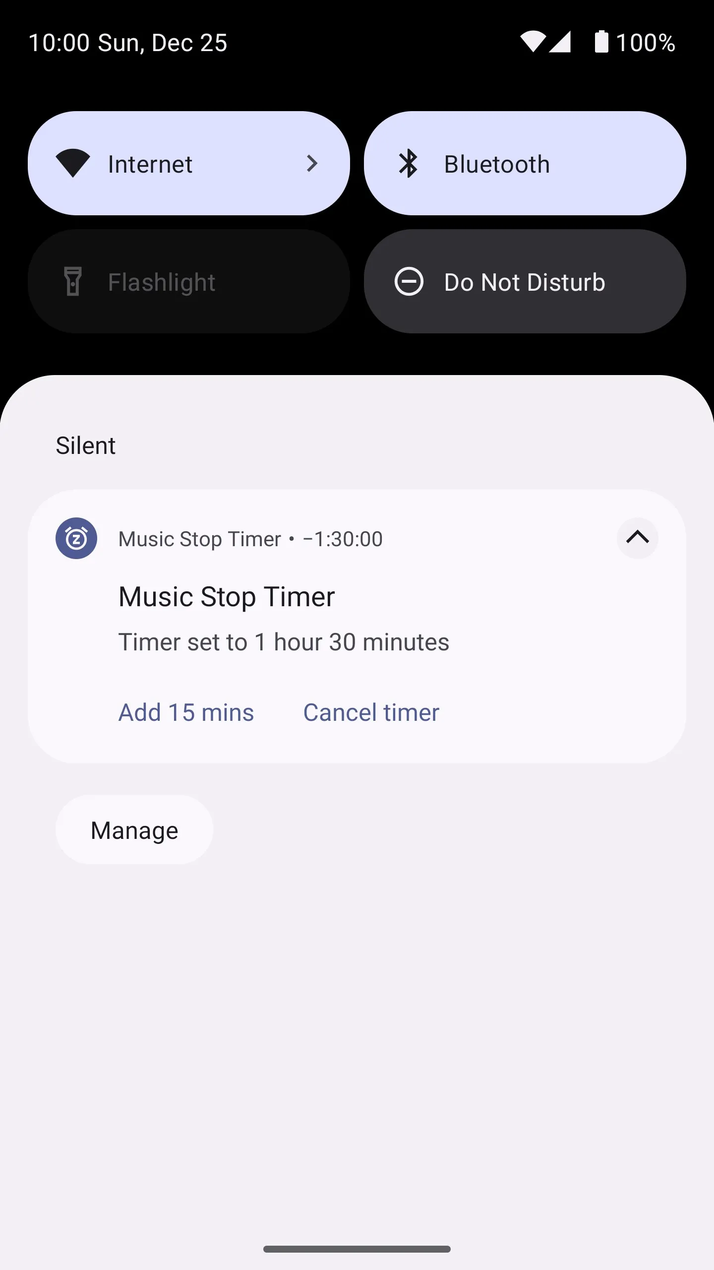 Music Stop Timer (Sleep Timer) | Indus Appstore | Screenshot