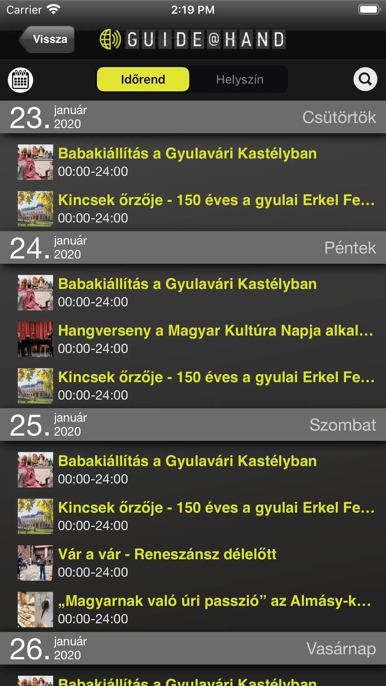 Gyula GUIDE@HAND | Indus Appstore | Screenshot