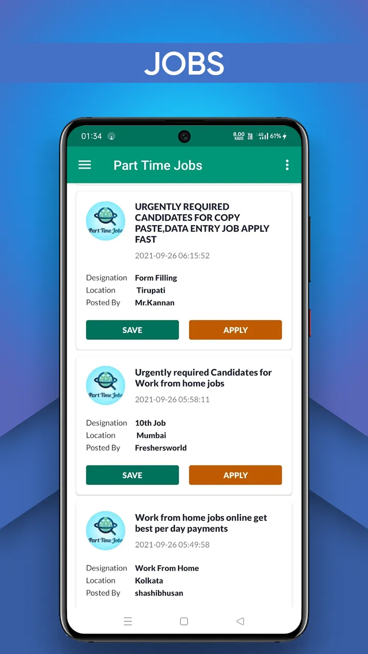 Part Time Job : Work at Home | Indus Appstore | Screenshot