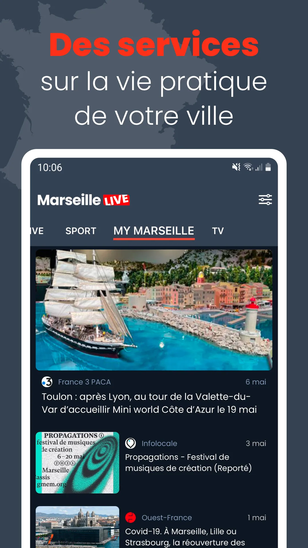 Marseille Live | Indus Appstore | Screenshot