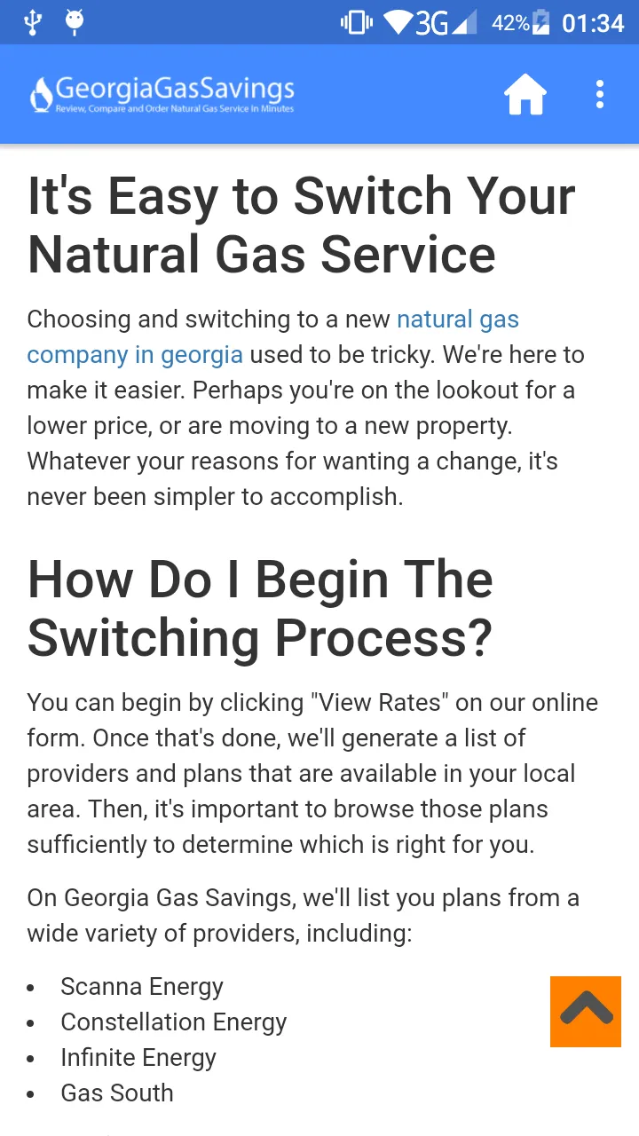 Georgia Gas Savings | Indus Appstore | Screenshot