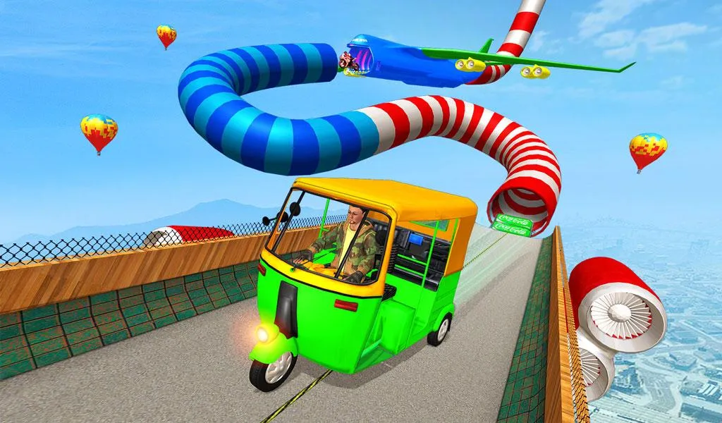 Tuk Tuk Rikshaw Ramp Stunt 3D | Indus Appstore | Screenshot