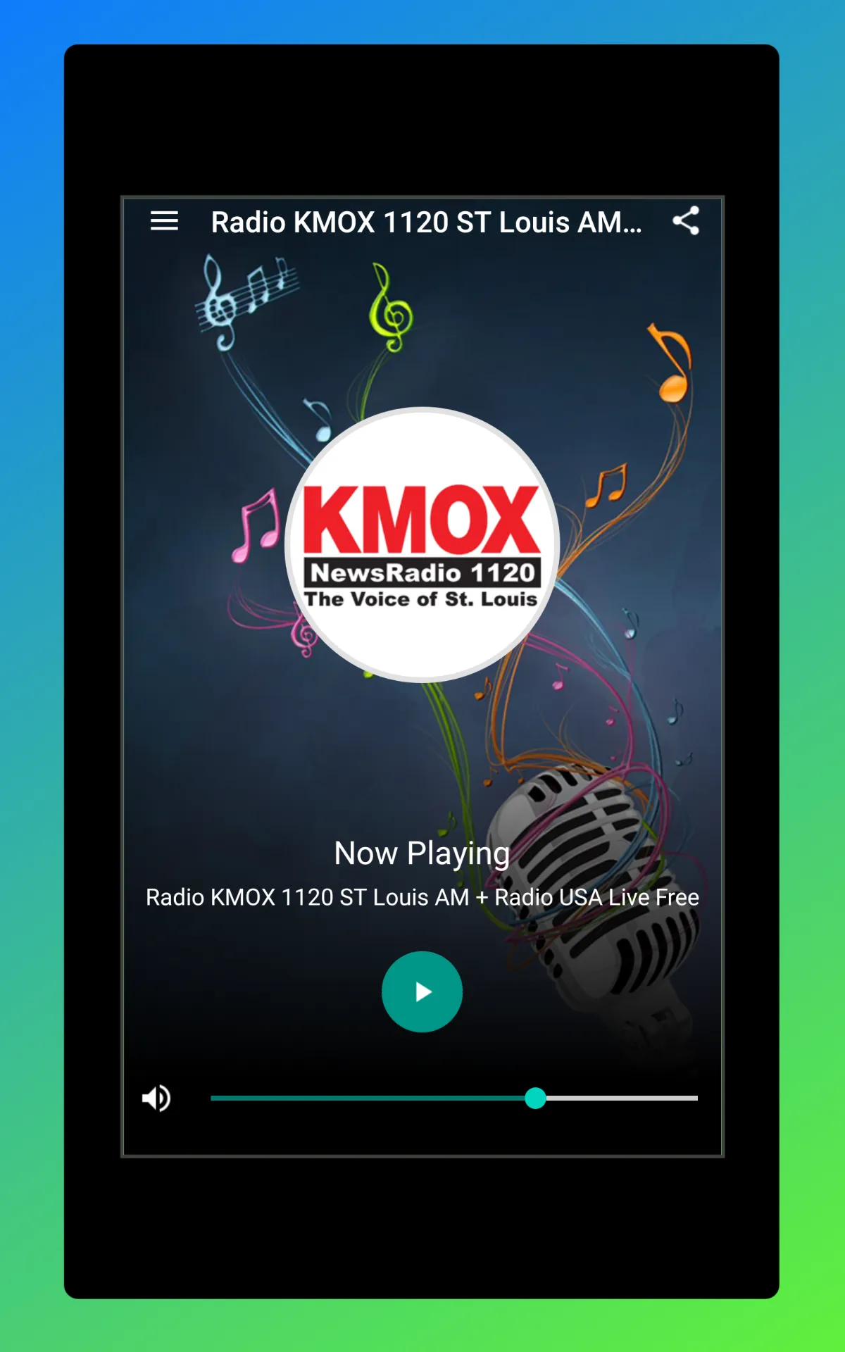 KMOX 1120 AM ST Louis Radio US | Indus Appstore | Screenshot