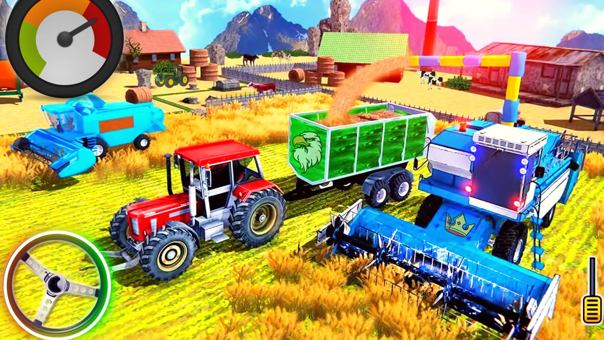 Village Tractor Farming 3D | Indus Appstore | Screenshot