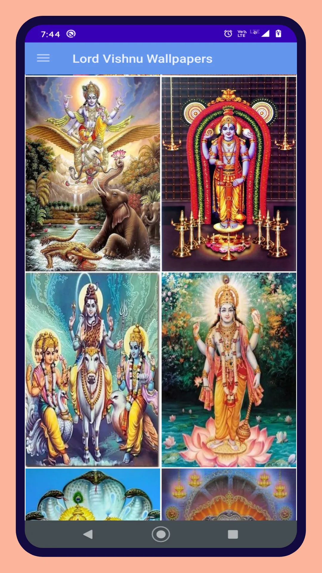 Lord Vishnu Wallpapers | Indus Appstore | Screenshot