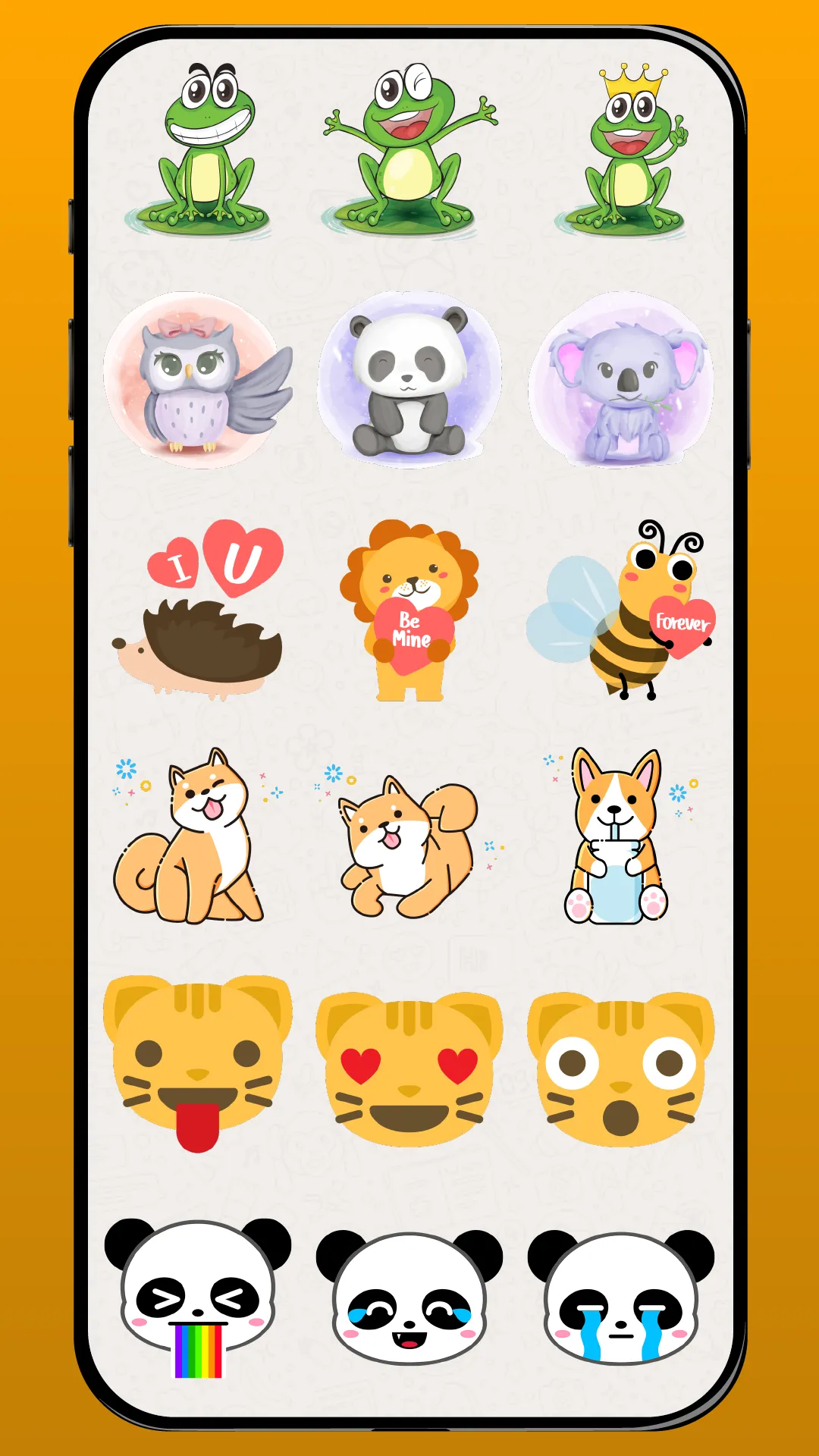 Emoji Stickers & Animals WA | Indus Appstore | Screenshot