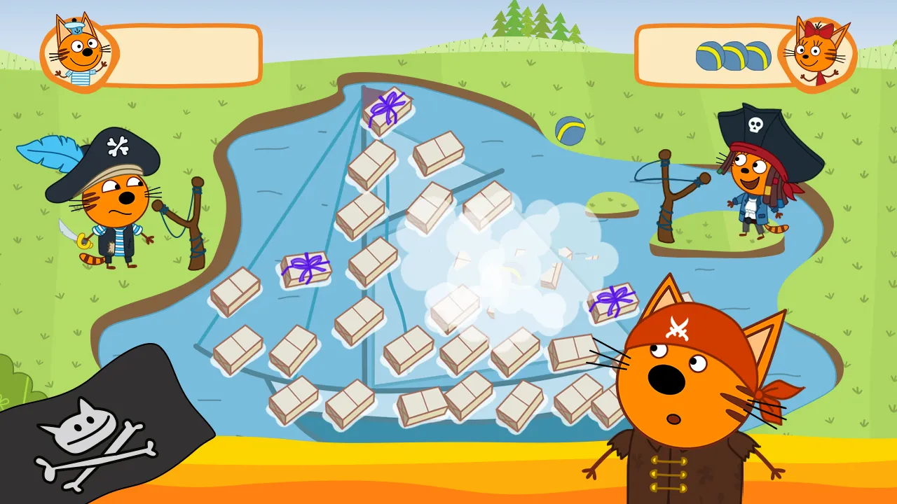 Kid-E-Cats: Pirate treasures | Indus Appstore | Screenshot