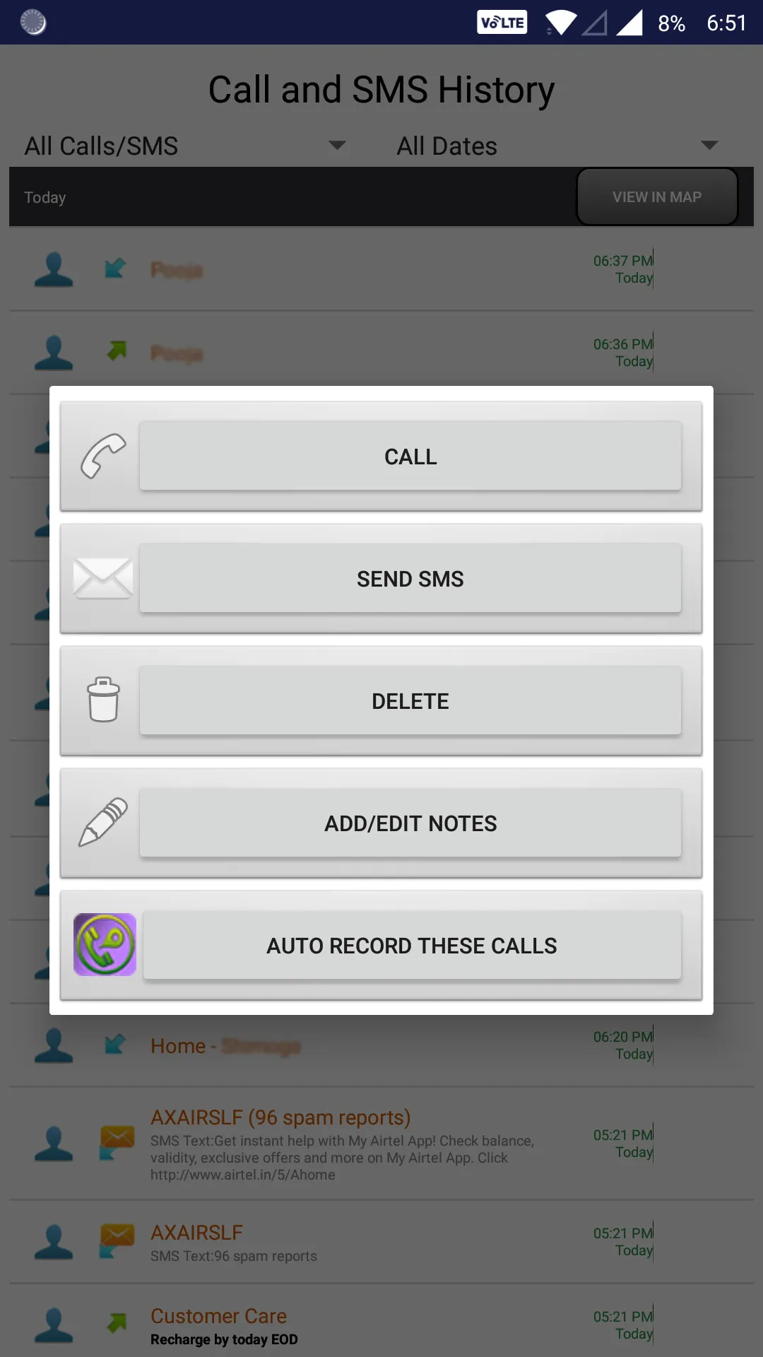 Message and Call Tracker | Indus Appstore | Screenshot