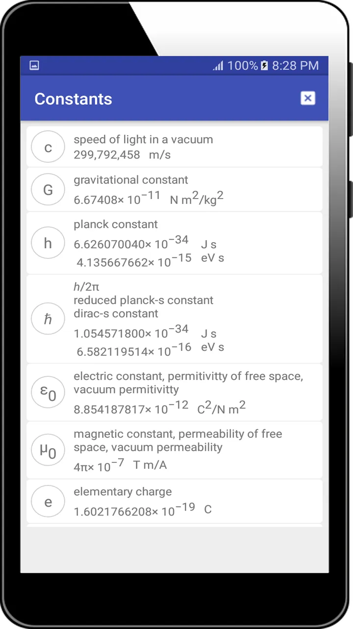 Physics Formulas & Writer | Indus Appstore | Screenshot