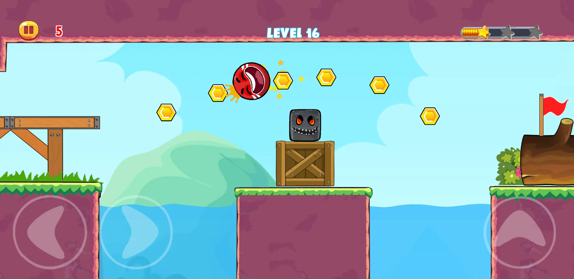 Red Hero 4 - red bounce ball 5 | Indus Appstore | Screenshot