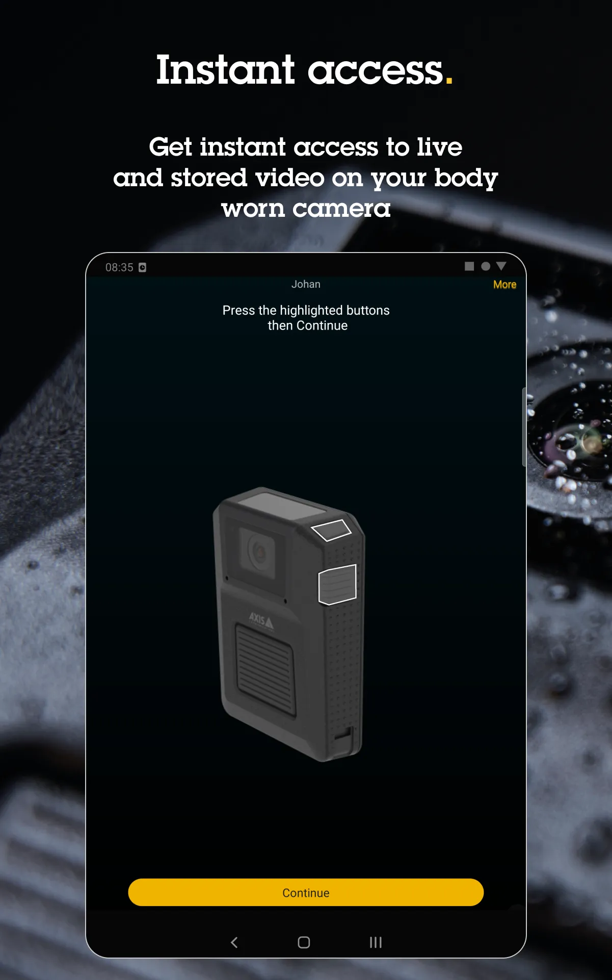 AXIS Body Worn Assistant | Indus Appstore | Screenshot