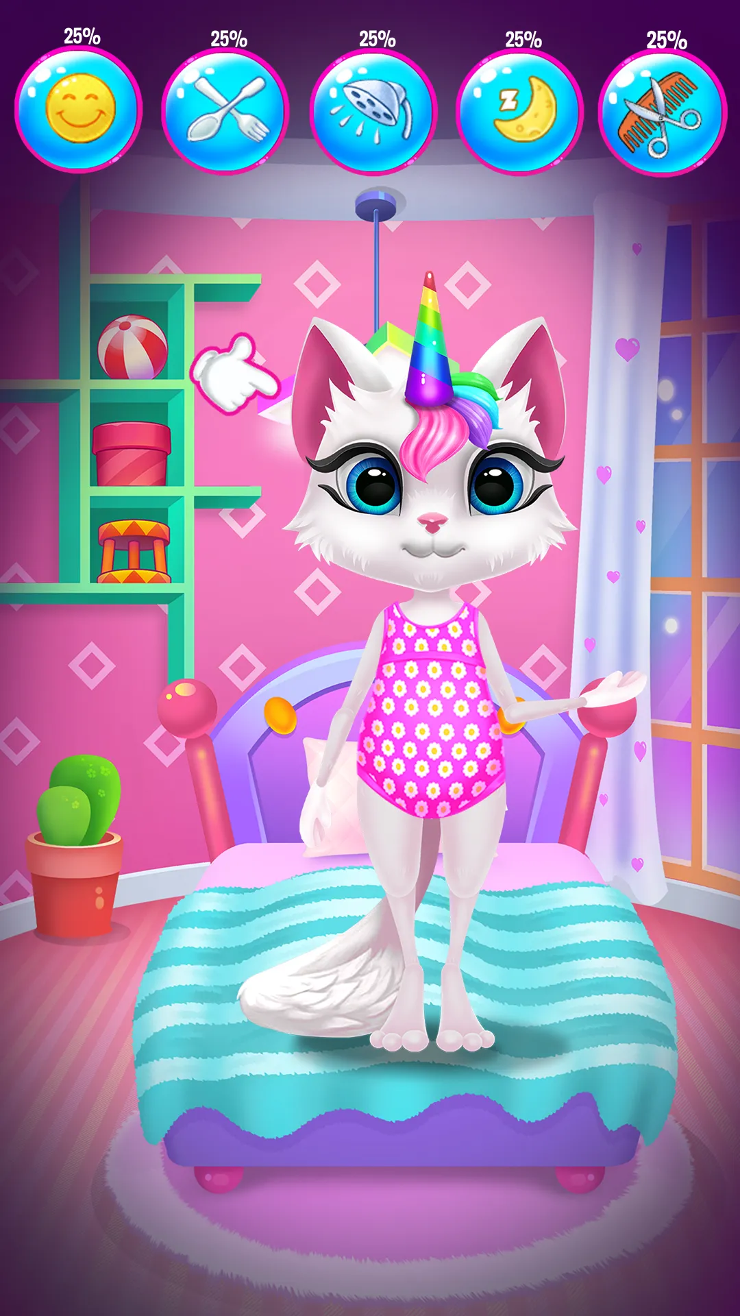 Kitty Kate Unicorn Daily Care | Indus Appstore | Screenshot