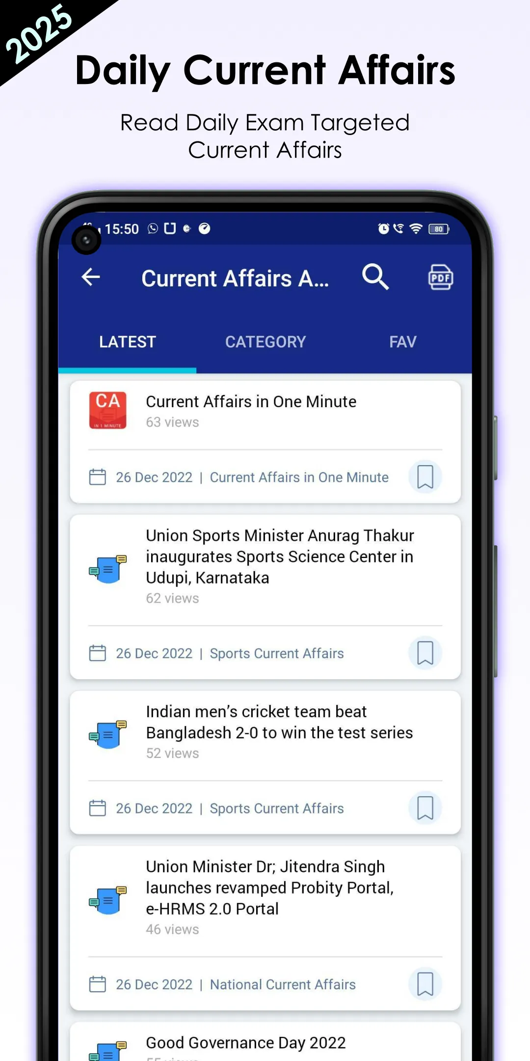 GK & Current Affairs 2025 | Indus Appstore | Screenshot