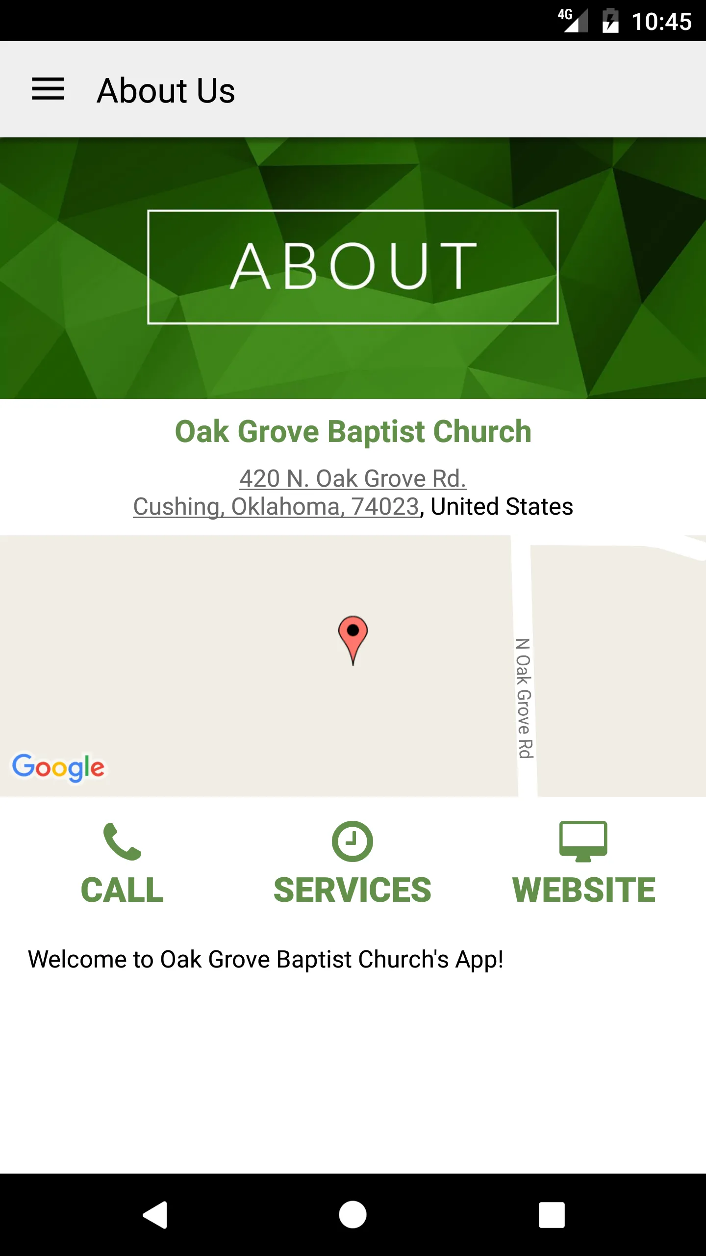 Oak Grove Baptist Church | Indus Appstore | Screenshot