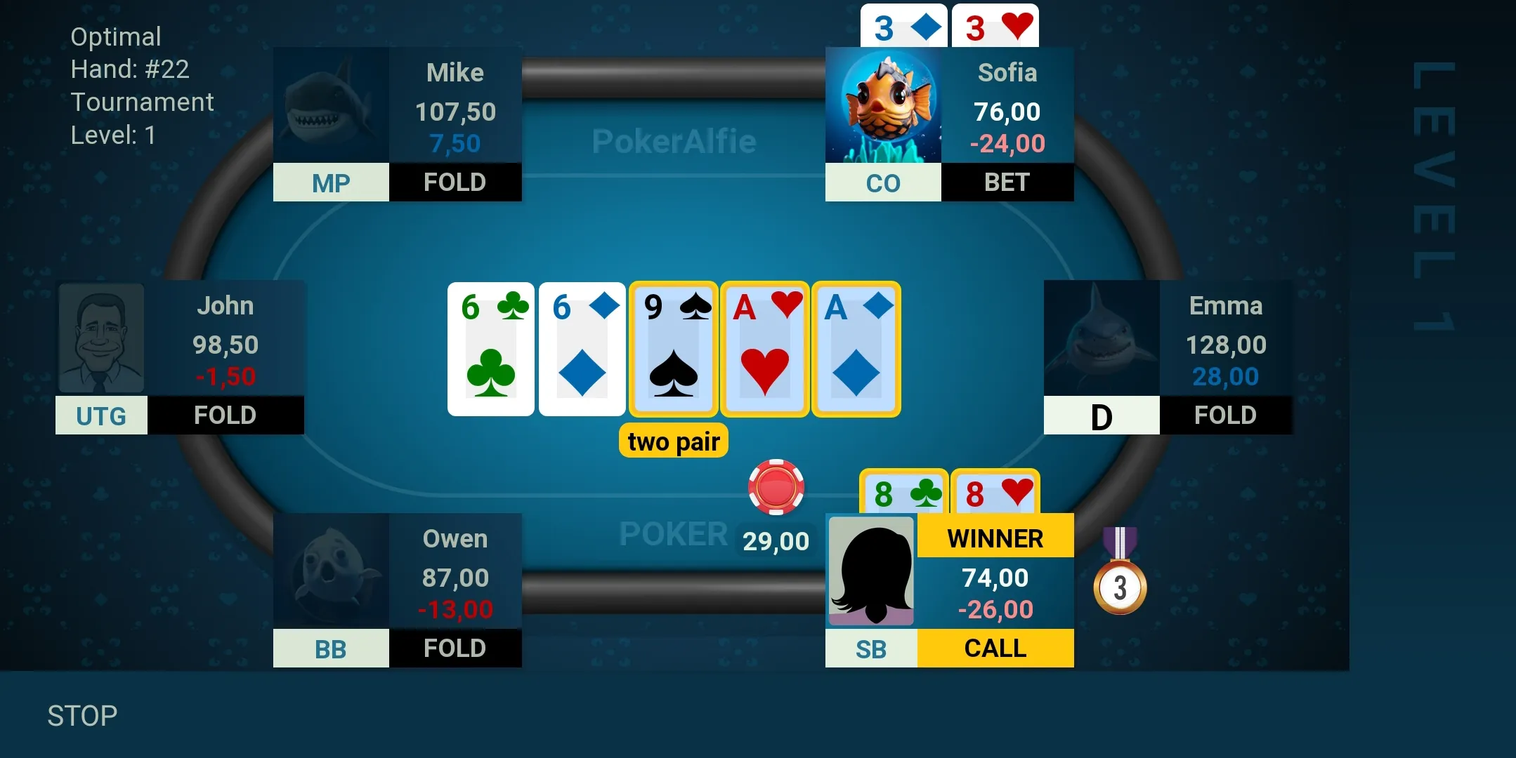 Offline Poker AI - PokerAlfie | Indus Appstore | Screenshot