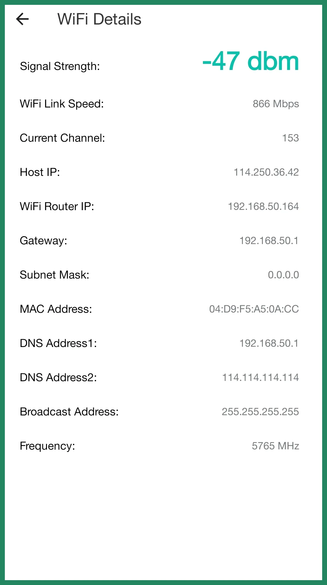 WiFi Signal Strength Meter | Indus Appstore | Screenshot