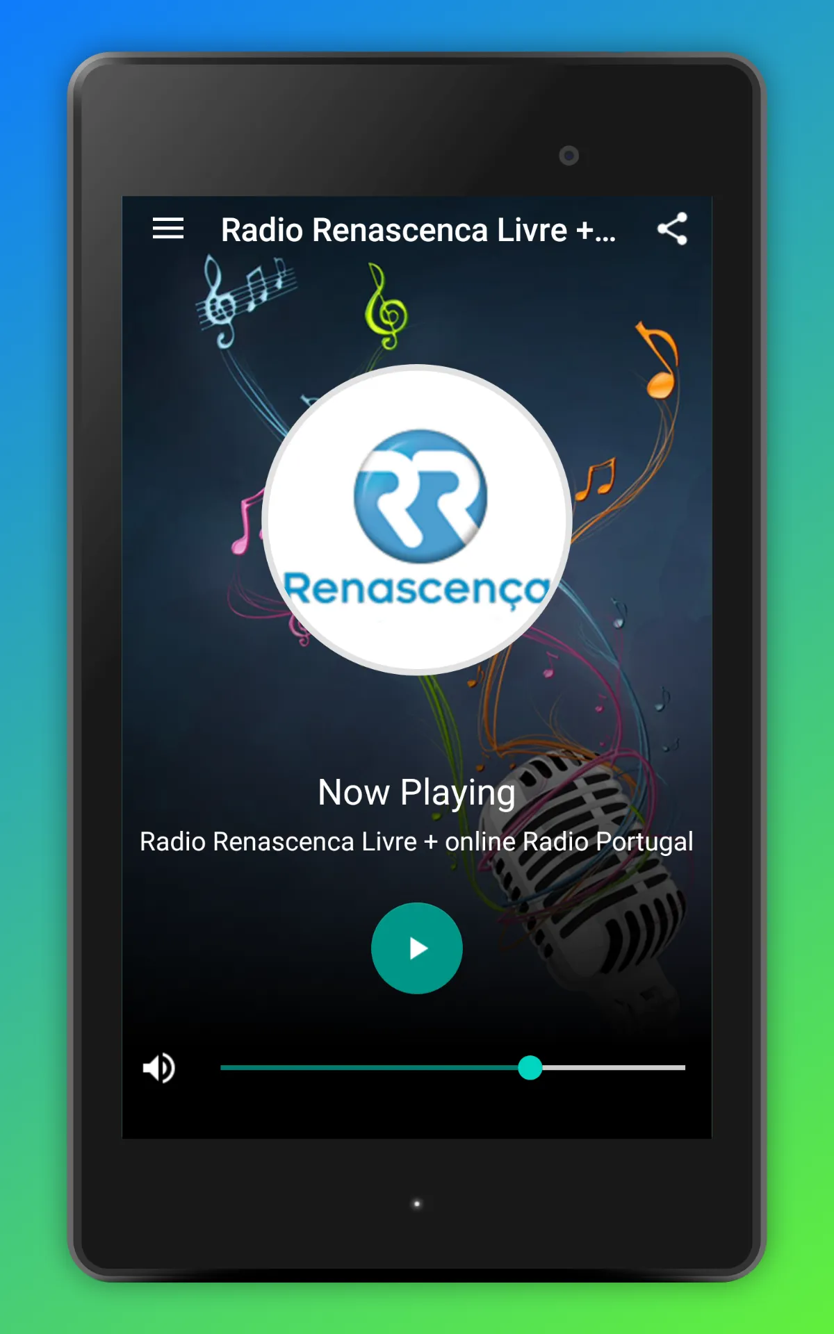 Radio Renascença Portugal App | Indus Appstore | Screenshot