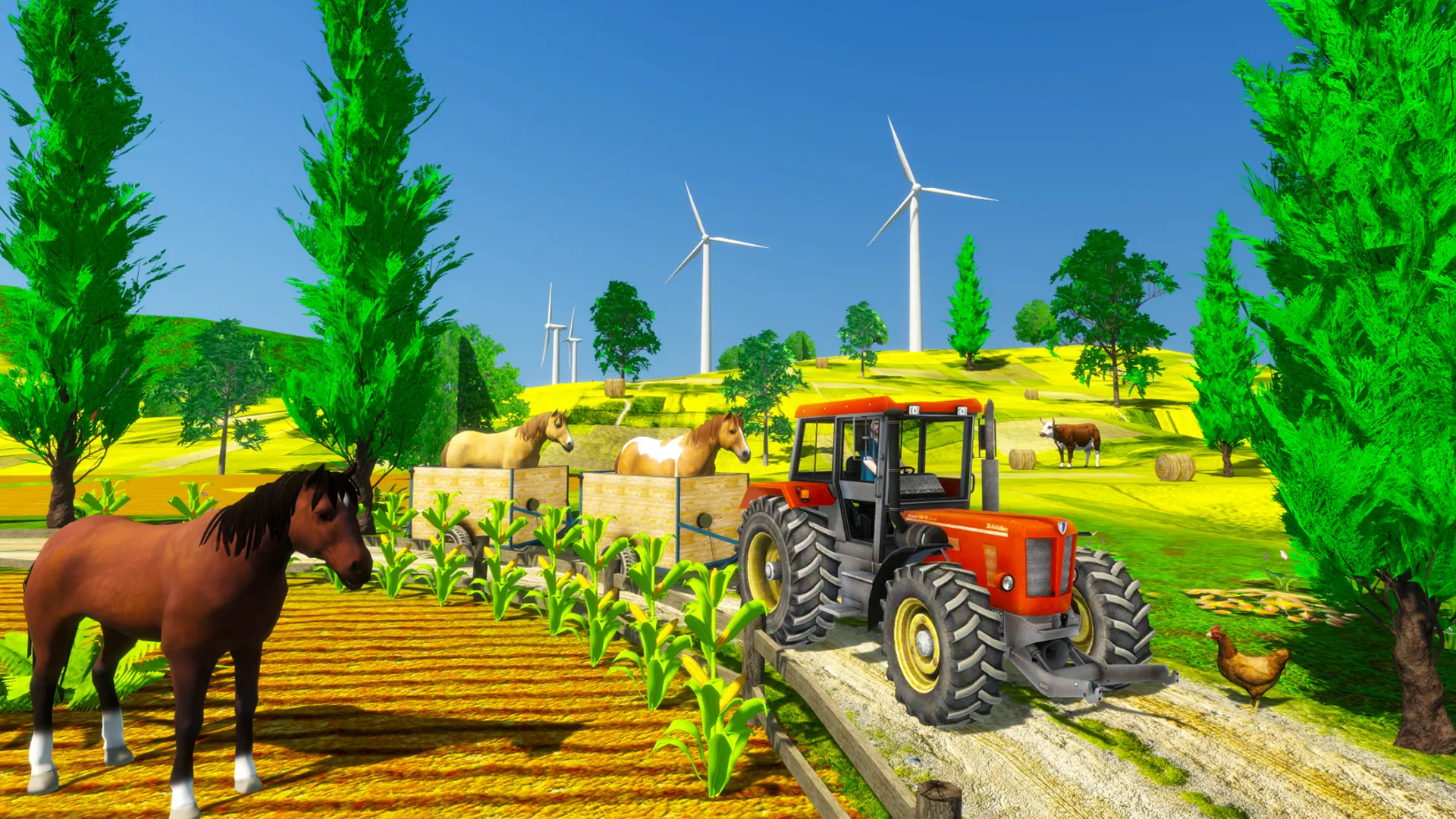 Tractor Trolley Farming Game | Indus Appstore | Screenshot