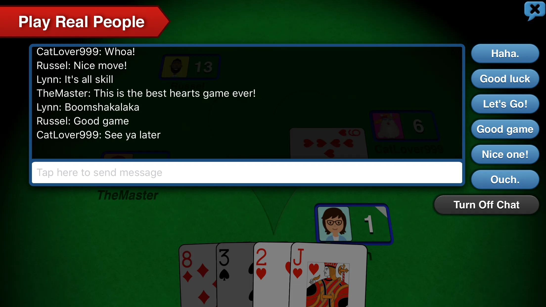 Hearts + Classic Card Game | Indus Appstore | Screenshot