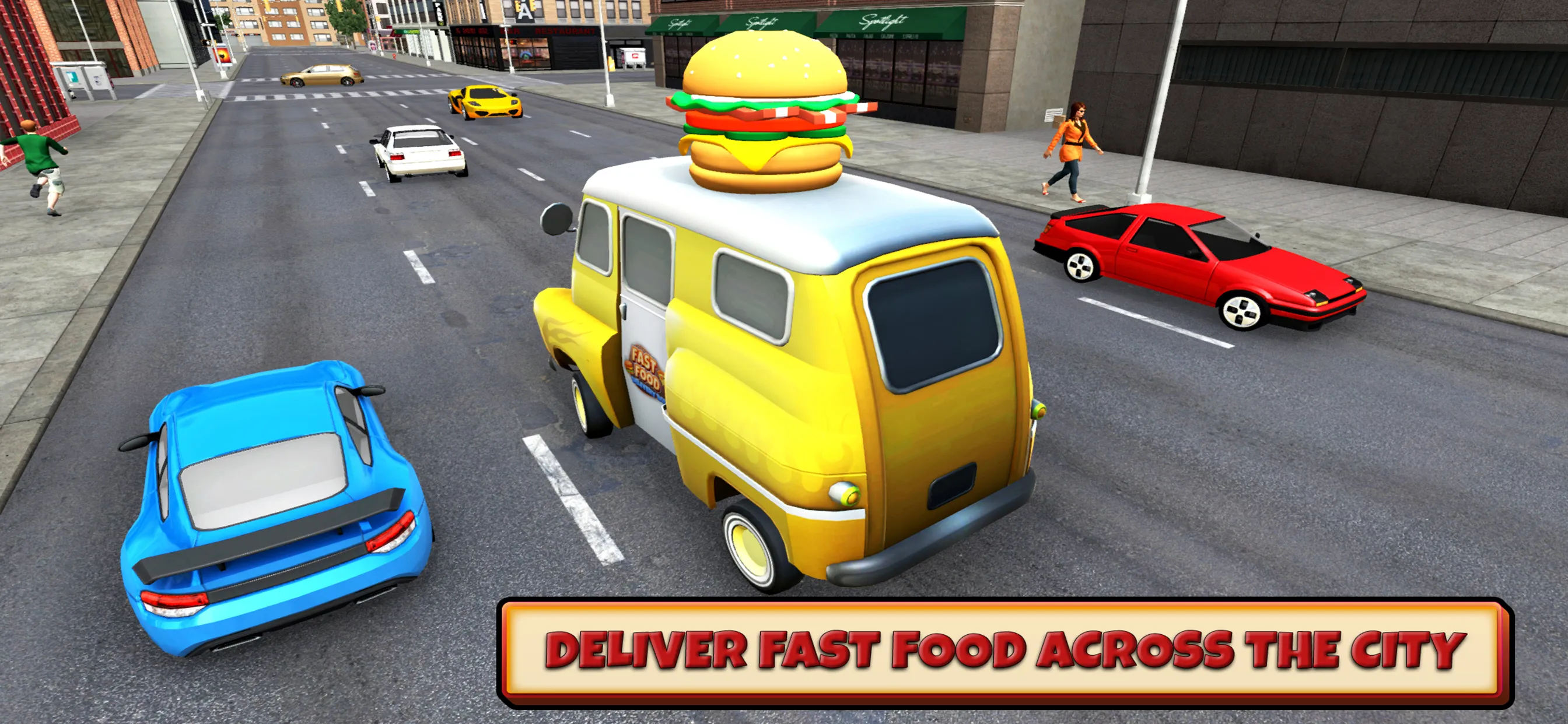 Fast Food Delivery Bike Game | Indus Appstore | Screenshot