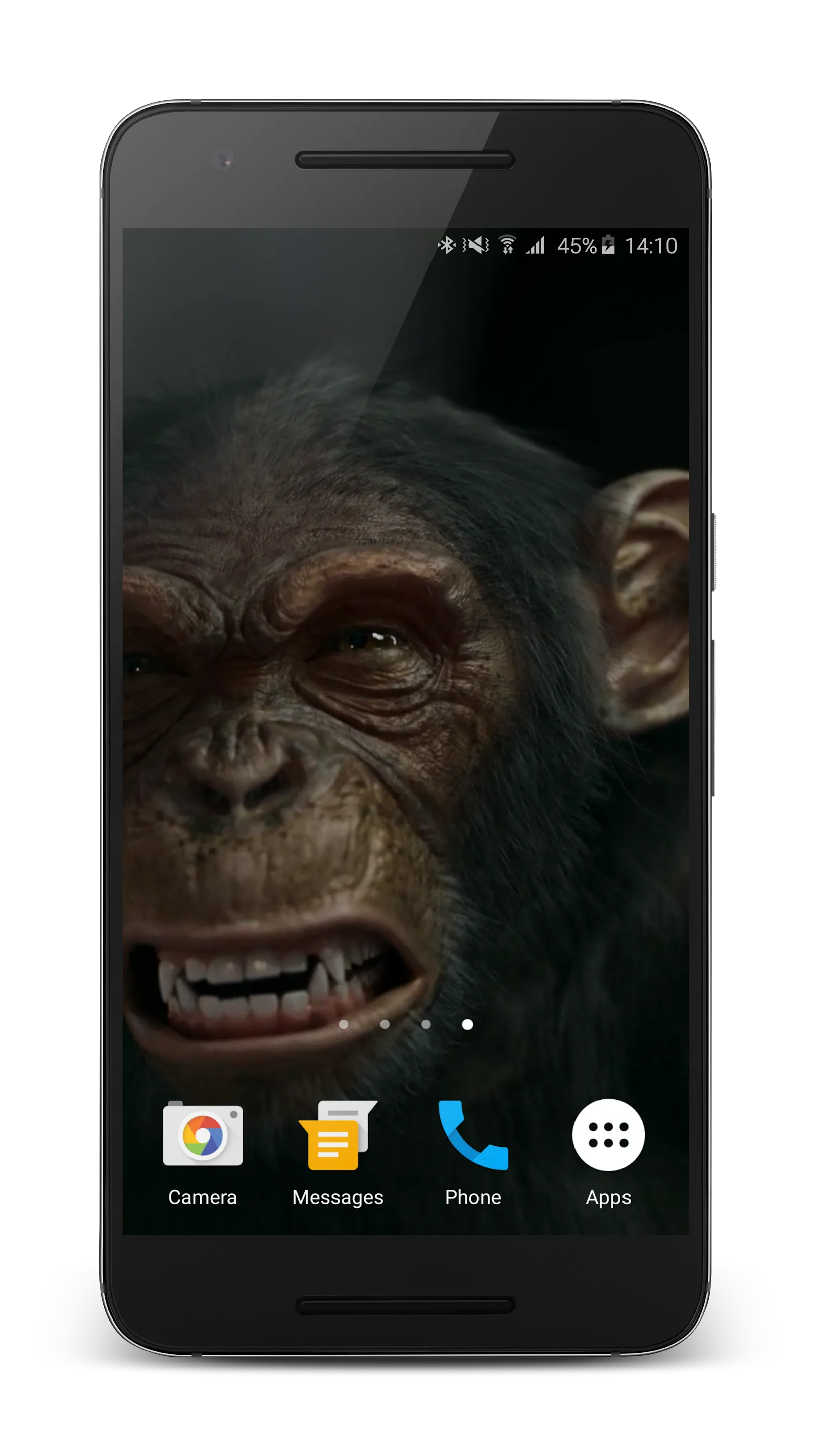 Talking Monkey Live Wallpaper | Indus Appstore | Screenshot