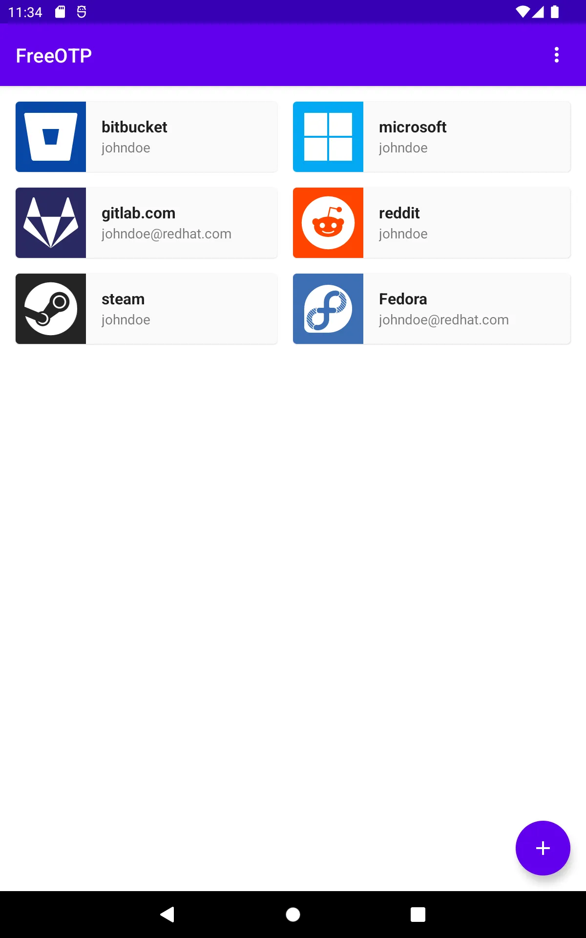 FreeOTP Authenticator | Indus Appstore | Screenshot