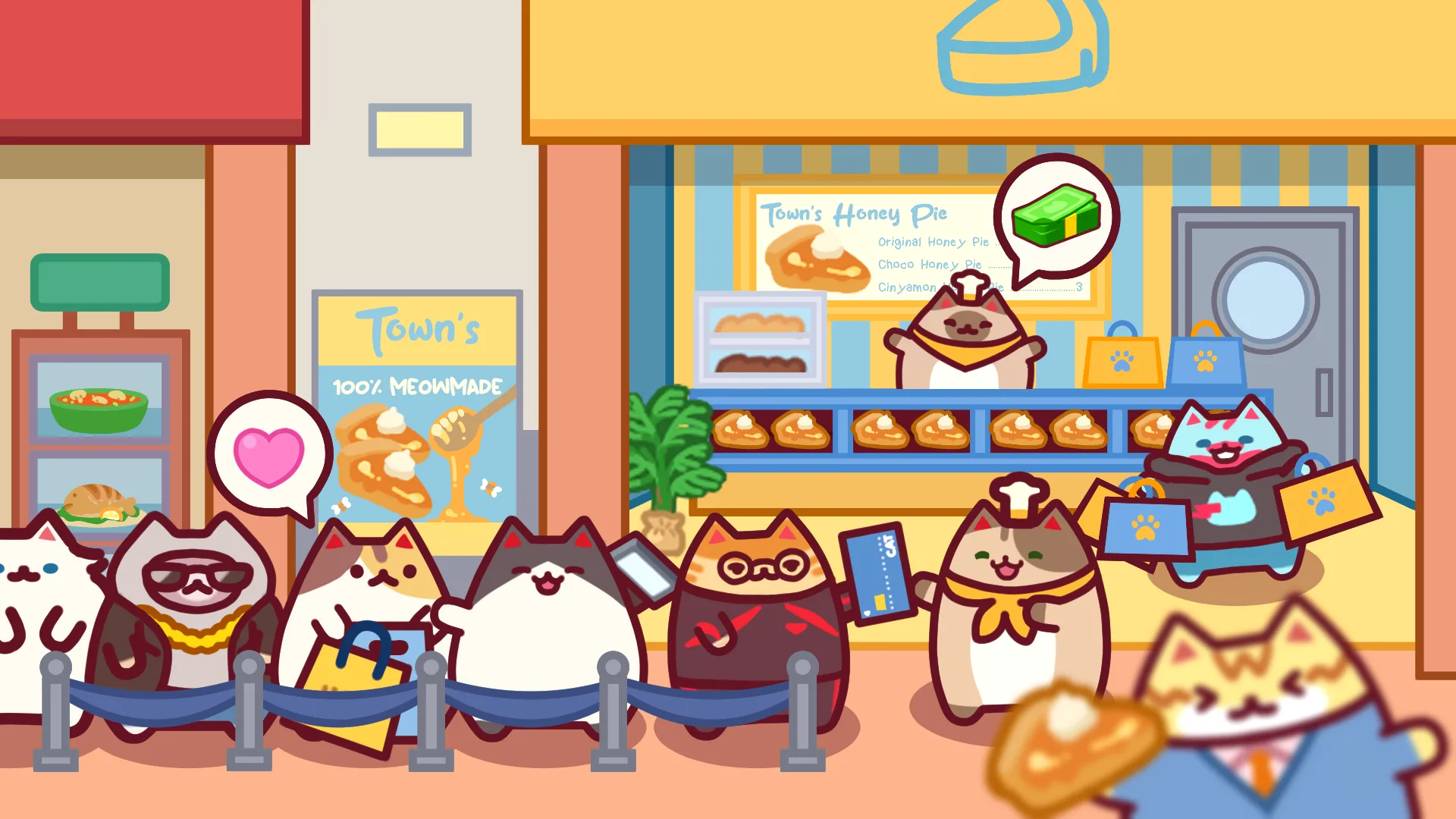 Cat Mall: Idle Shopping Tycoon | Indus Appstore | Screenshot
