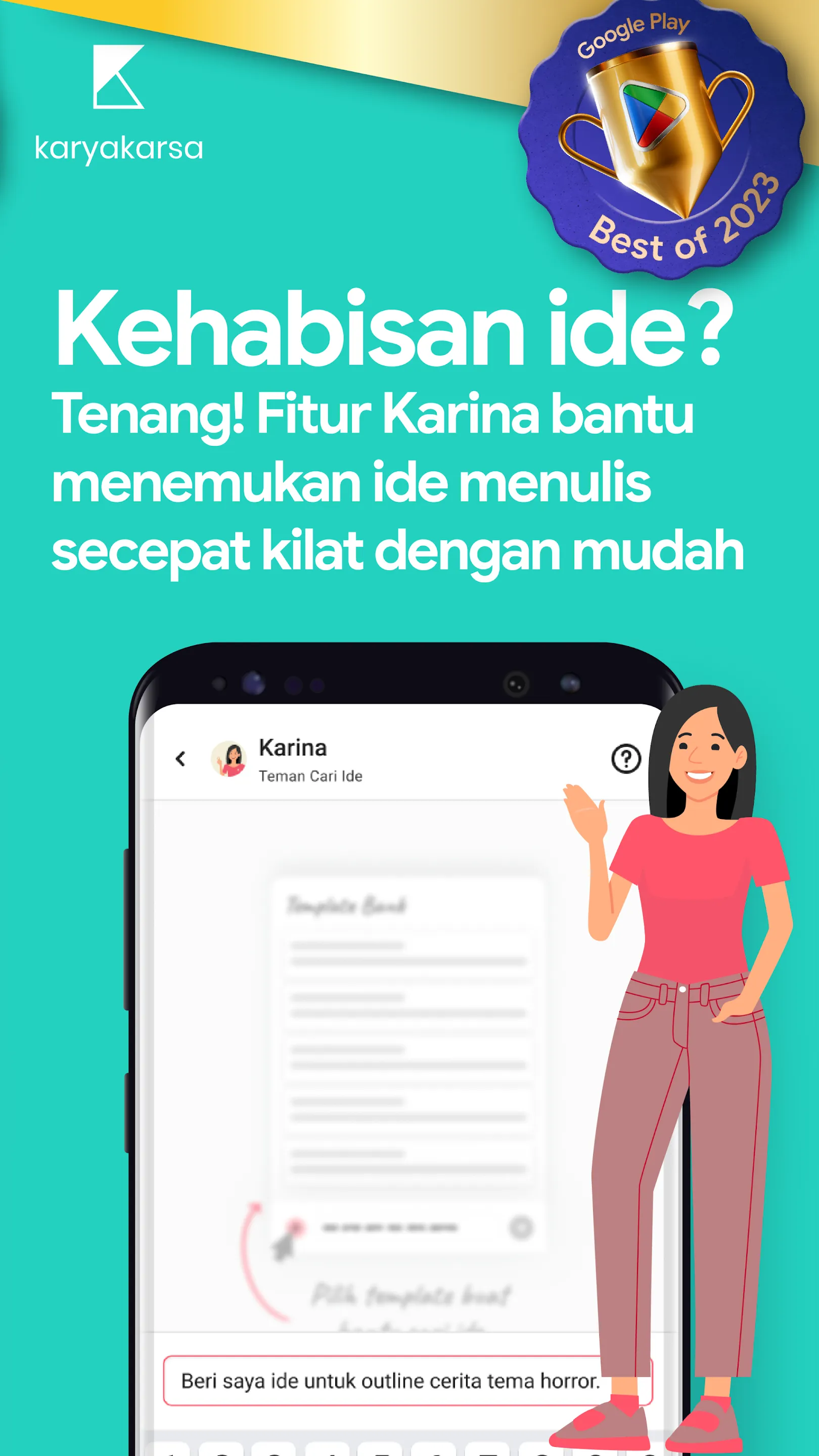 KaryaKarsa: Baca & Buat Cerita | Indus Appstore | Screenshot