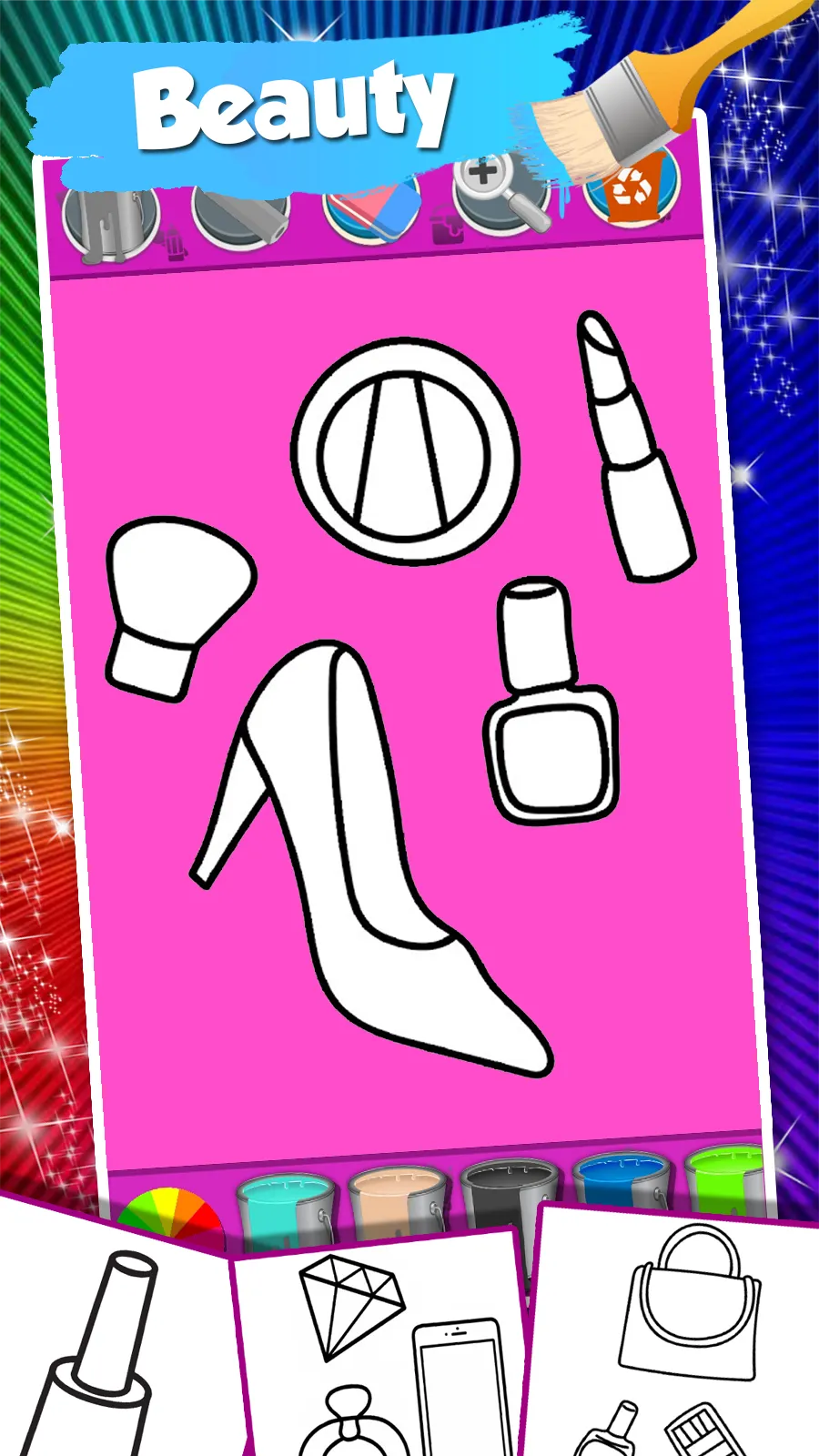 Nail Drawing & Coloring Pages | Indus Appstore | Screenshot