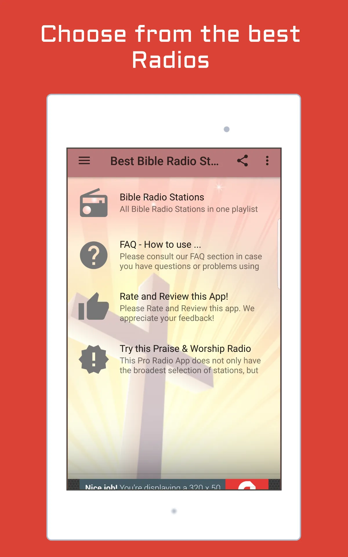 Best Bible Radio Stations | Indus Appstore | Screenshot