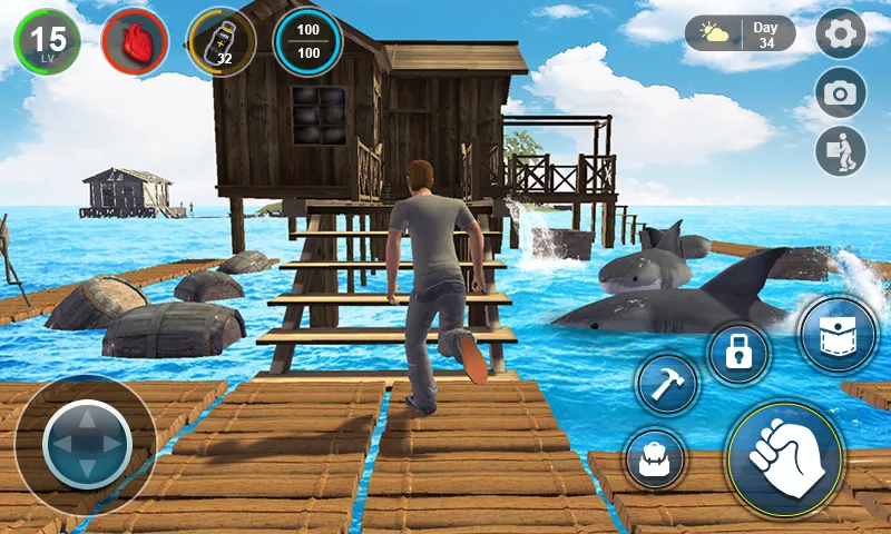 Ocean Raft Survival Simulator | Indus Appstore | Screenshot