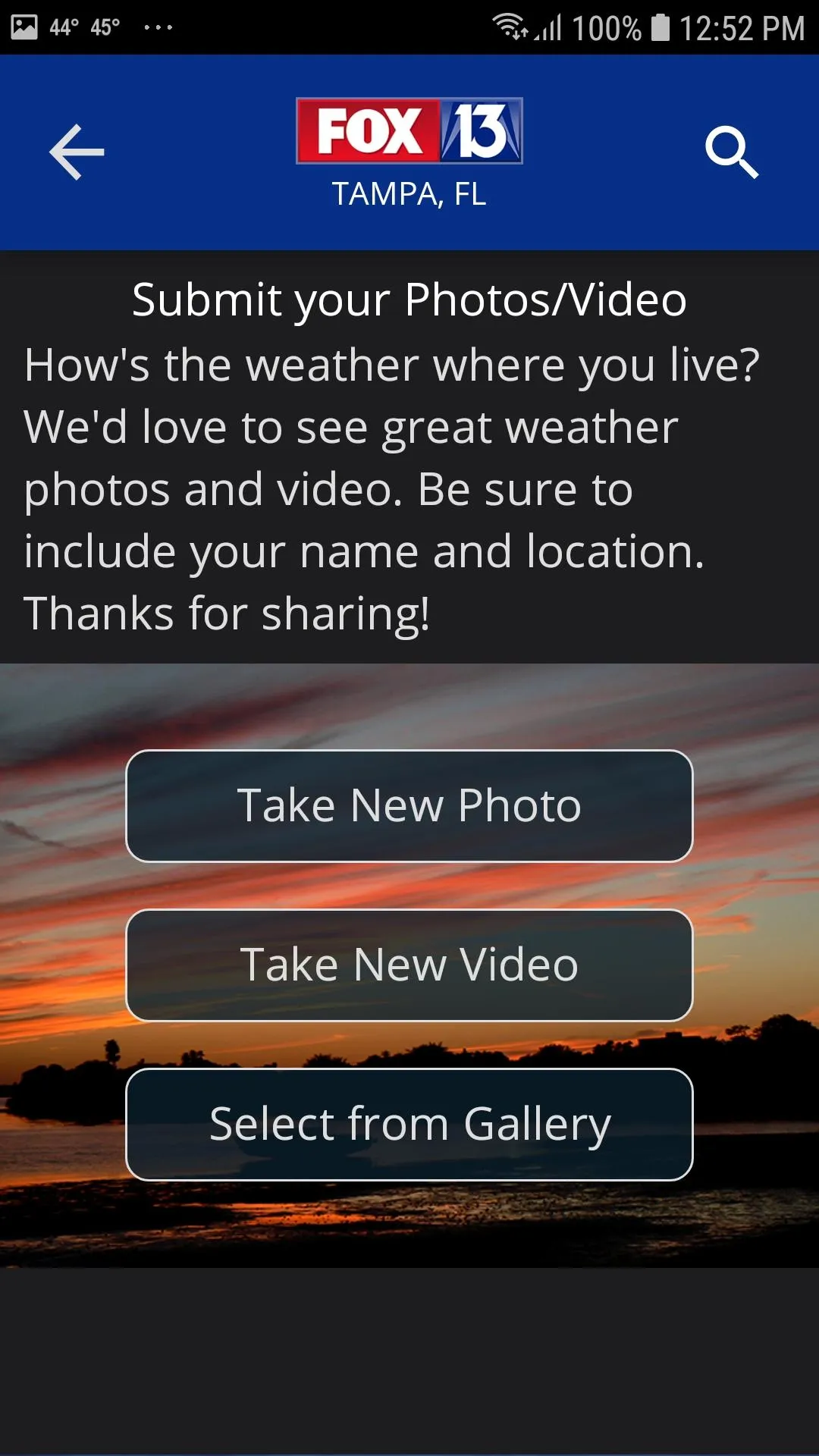 FOX 13 Tampa: SkyTower Weather | Indus Appstore | Screenshot