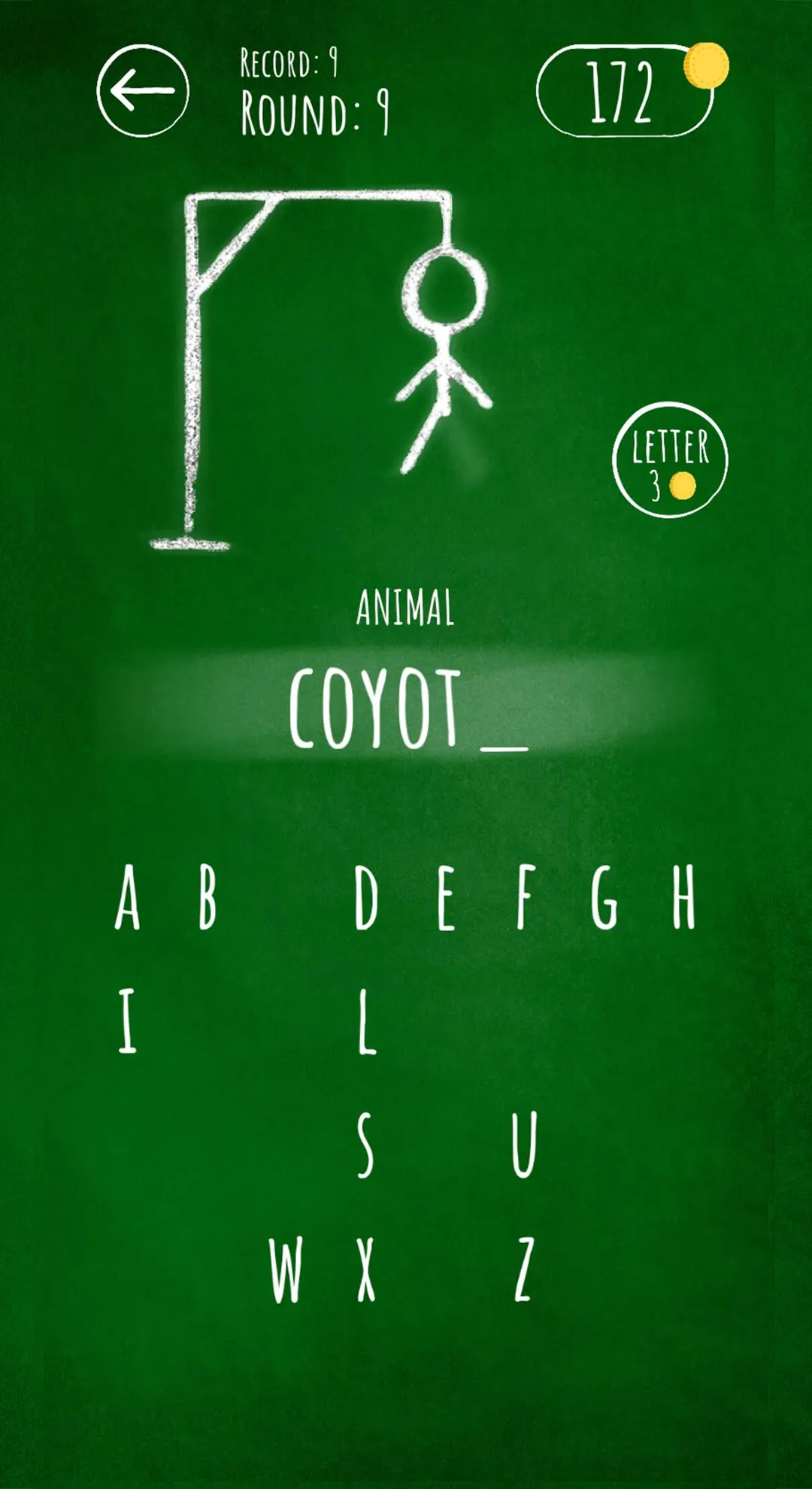 Hangman with hints! | Indus Appstore | Screenshot