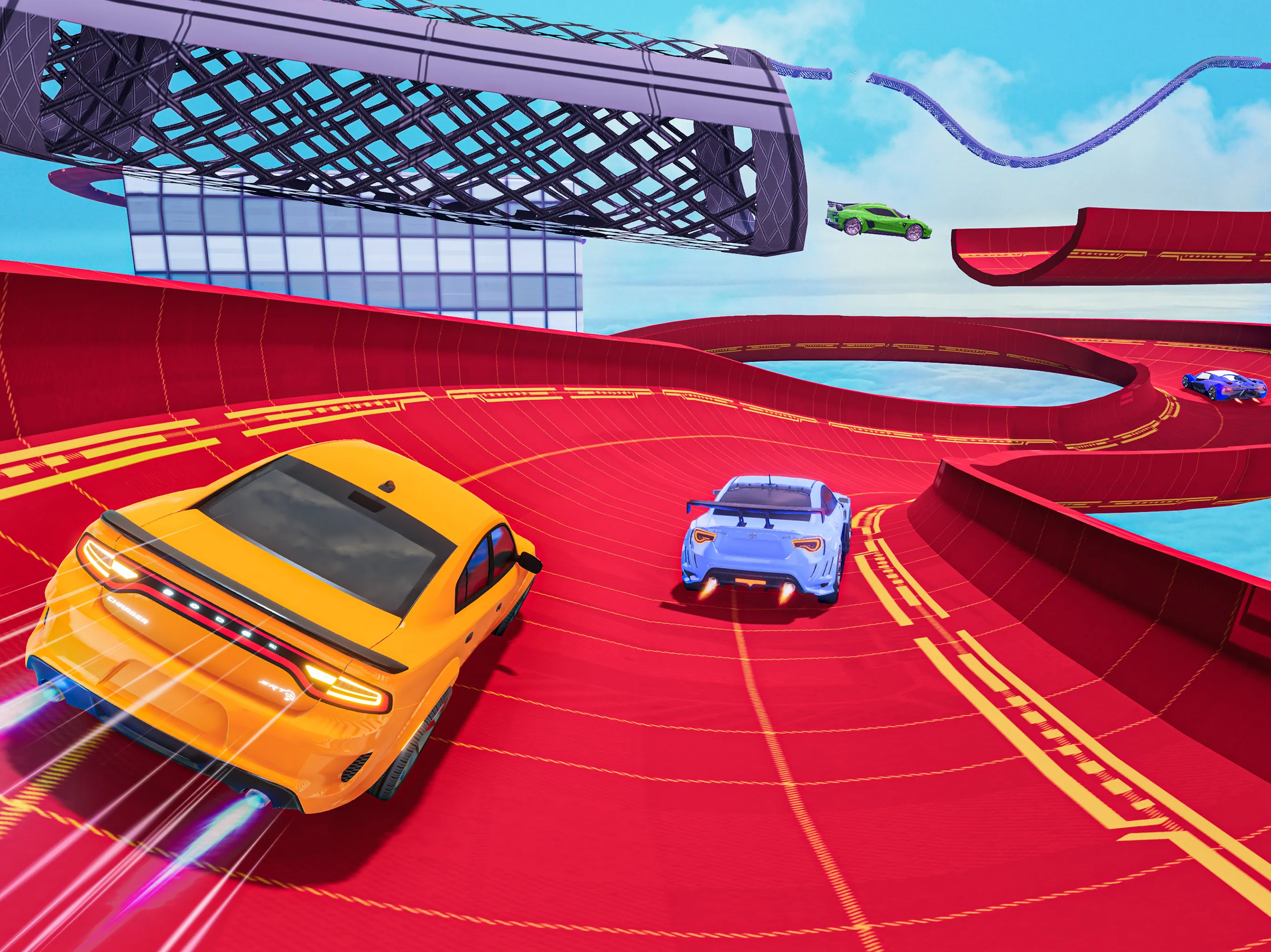 Real Rush Racing lightning car | Indus Appstore | Screenshot