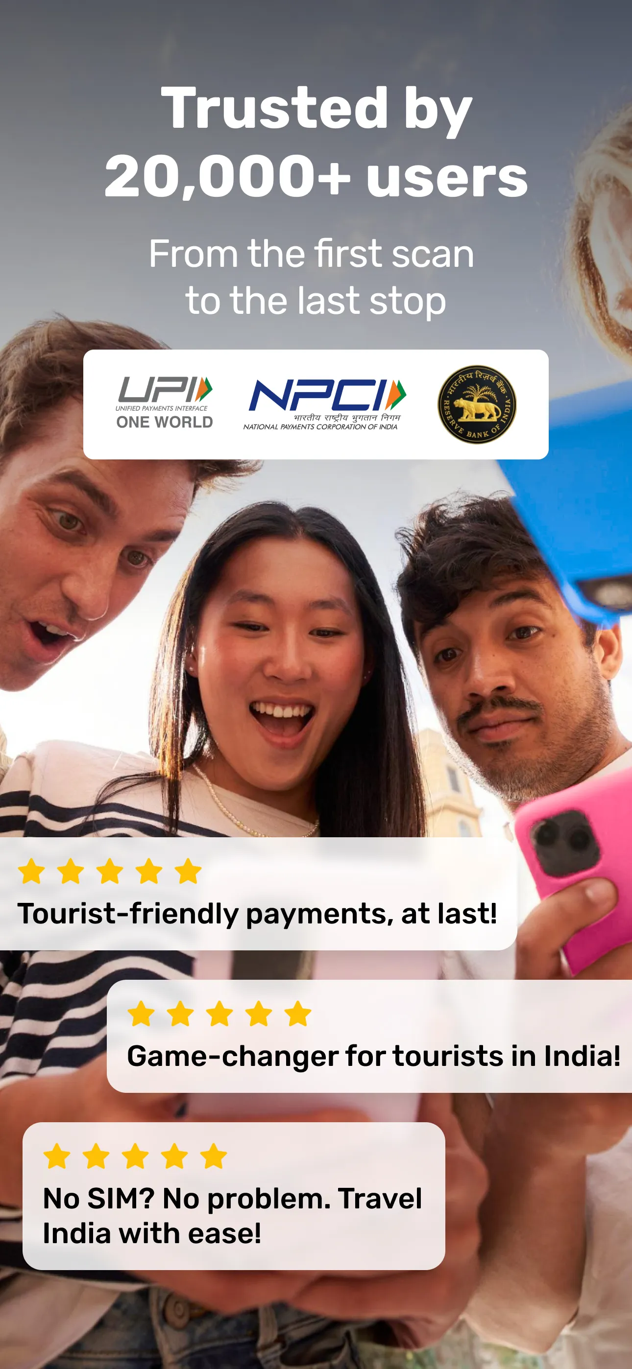 Mony: UPI for Tourists & NRIs | Indus Appstore | Screenshot