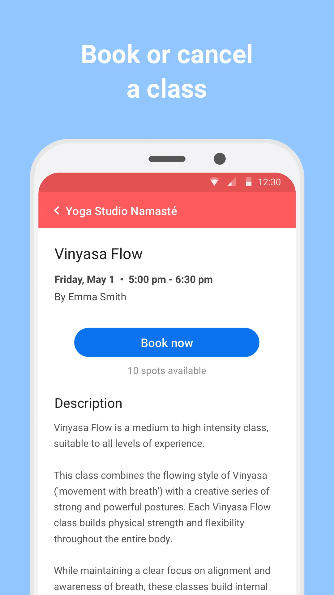 Momoyoga - Book a yoga class | Indus Appstore | Screenshot