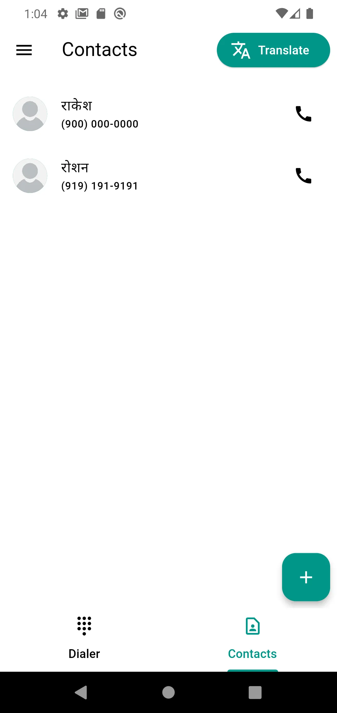 Contacts Translator | Indus Appstore | Screenshot