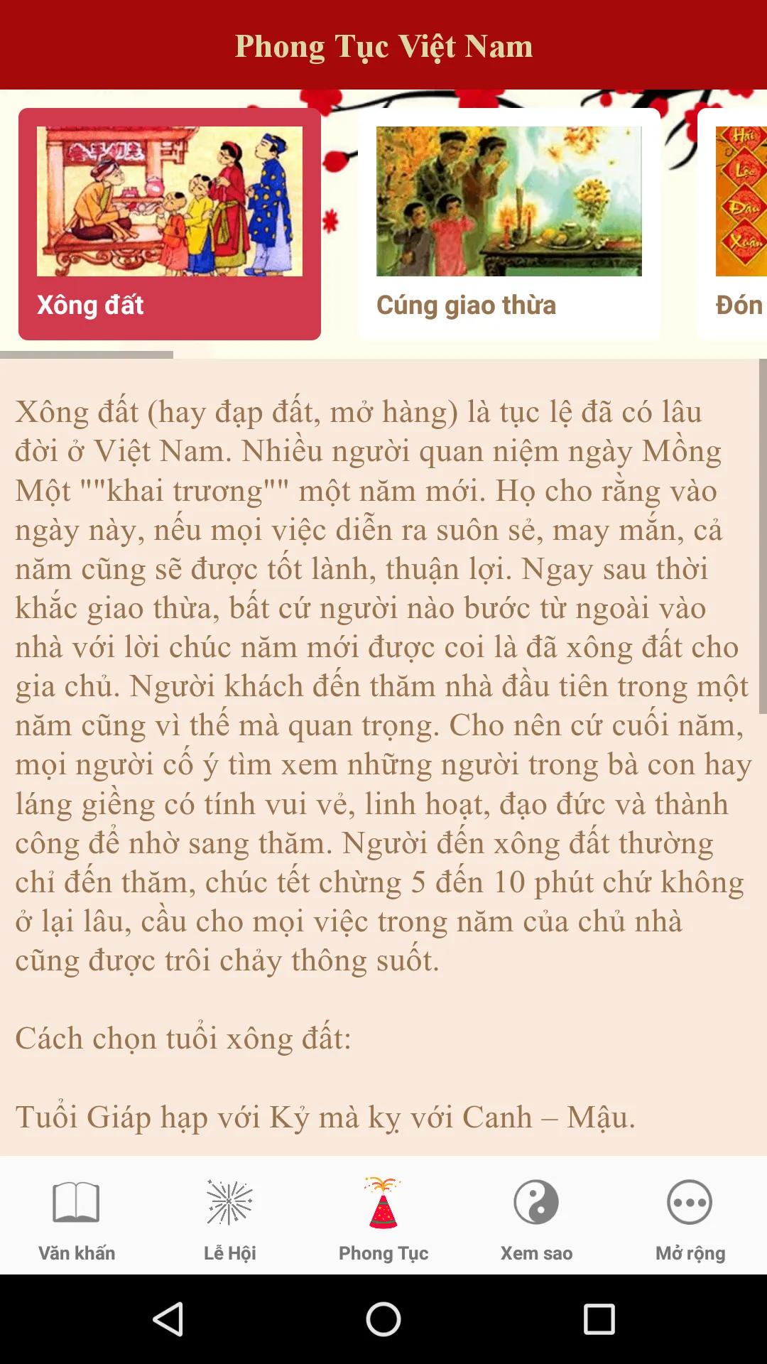 Văn Khấn Lễ Tết - Văn Cúng Lễ | Indus Appstore | Screenshot