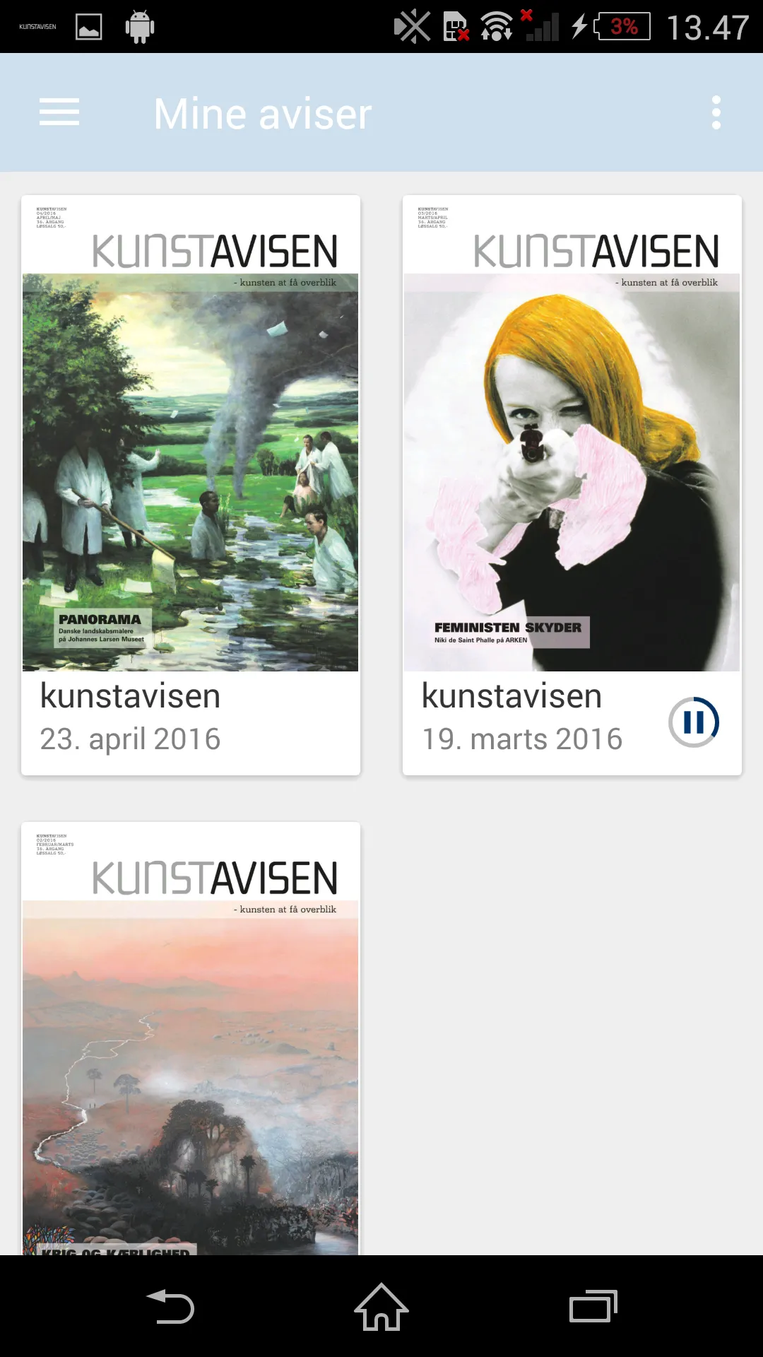 Kunstavisen | Indus Appstore | Screenshot