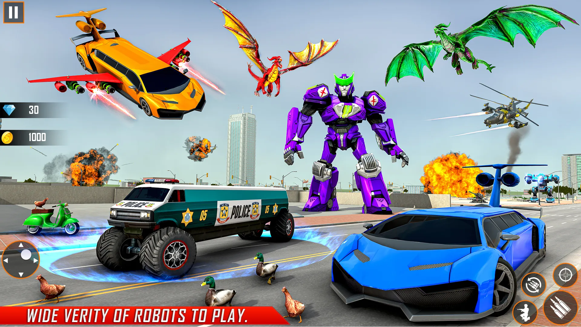 Limo Robot Car Game:Robot Game | Indus Appstore | Screenshot