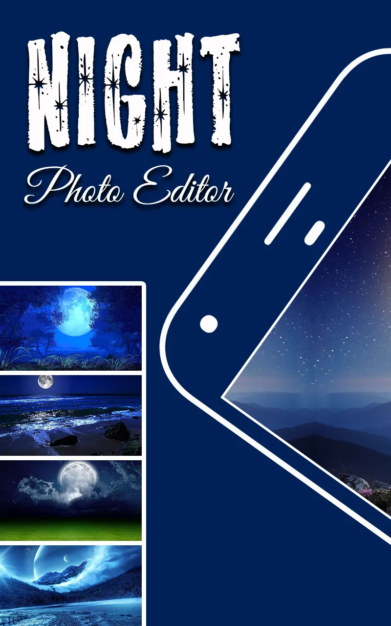 Night photo editor moon frames | Indus Appstore | Screenshot