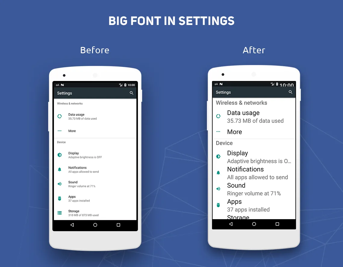 Big Font - Change Font Size | Indus Appstore | Screenshot